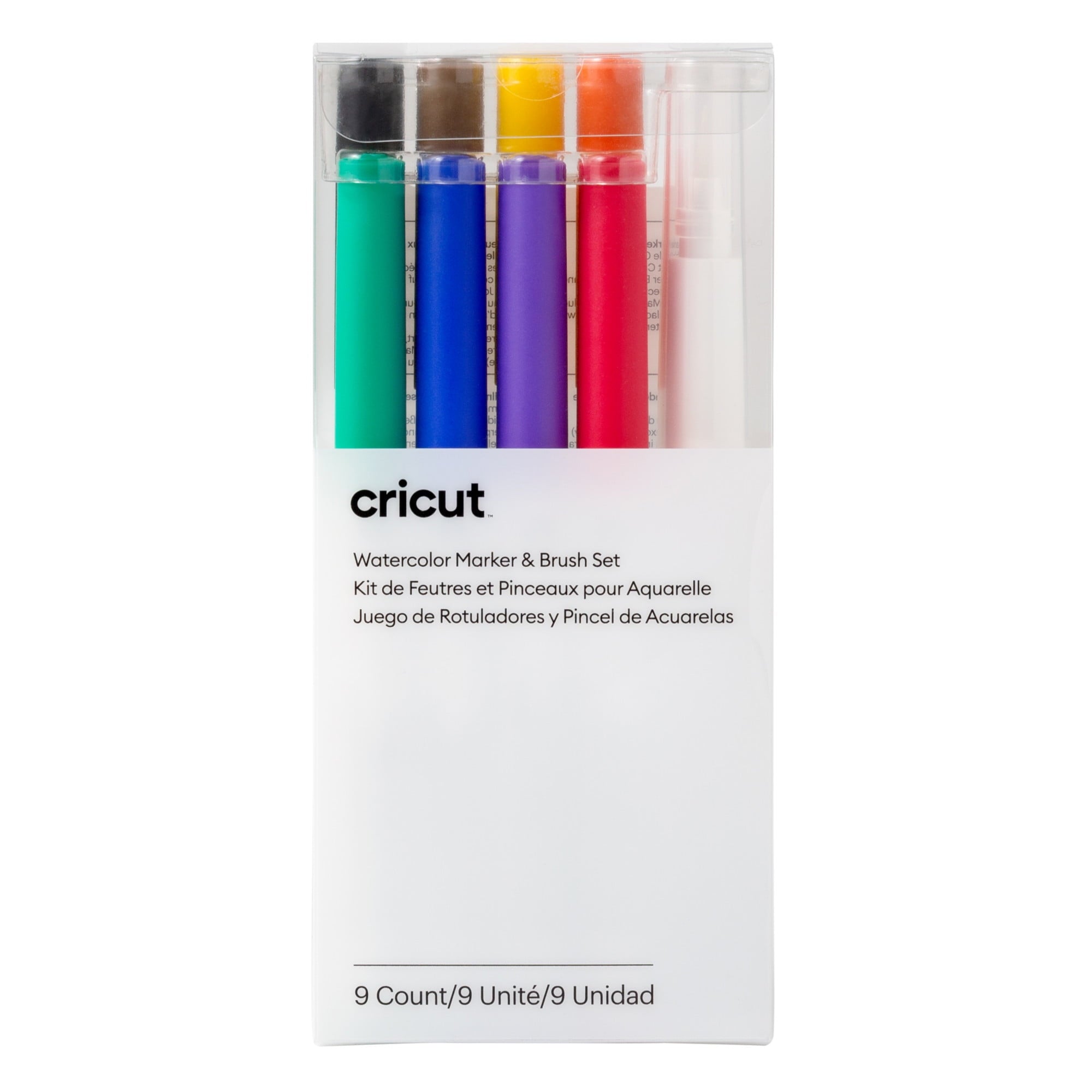 Cricut® Watercolor Marker & Brush Set (9 ct), 1.0 mm