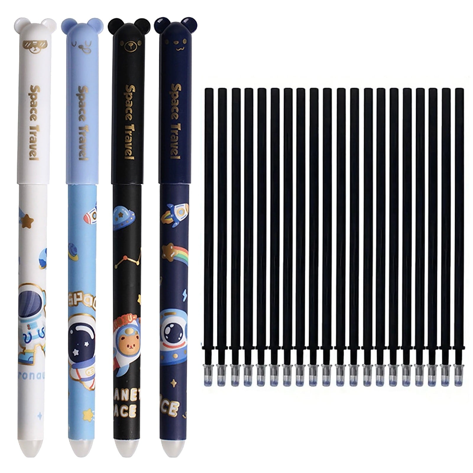 12-Pack Ballpoint Pens Red, Black & Blue Ink (1ml)Tri-Color Ballpoint Pens Set Multi-Color Pens,Smooth Writing Point Pens Convenient Multi-Color Pens Journaling Fine Point Pens for Home(Clear)