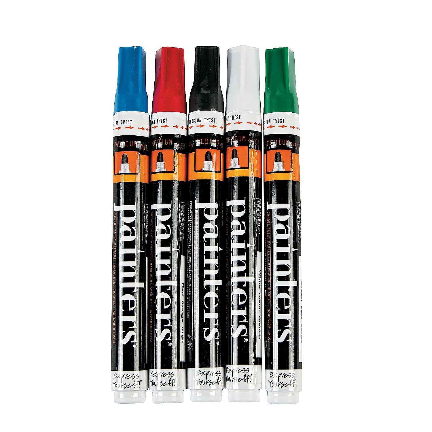 Fun Express - Elmer's Painter 5pk Med Bright Markers - Basic Supplies - Paint & Supplies - Paint - 5 Pieces