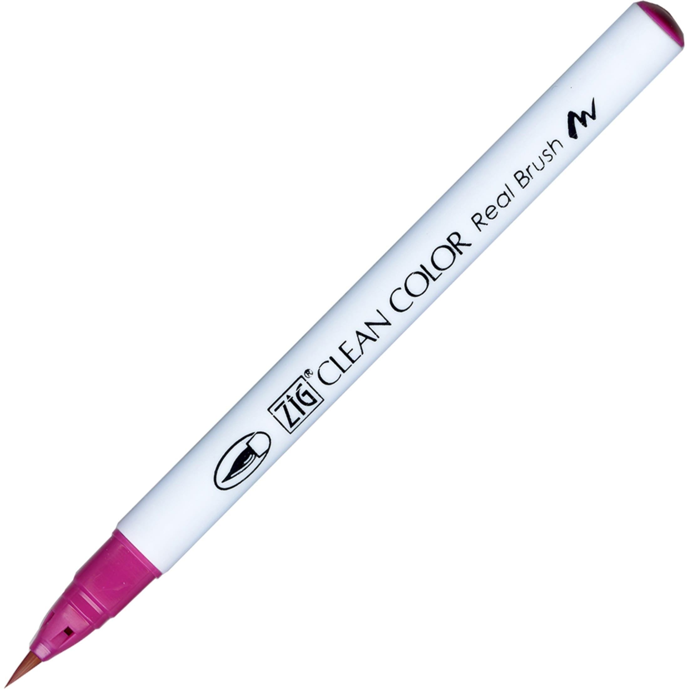 Kuretake Zig Clean Color Real Brush Marker, Light Violet