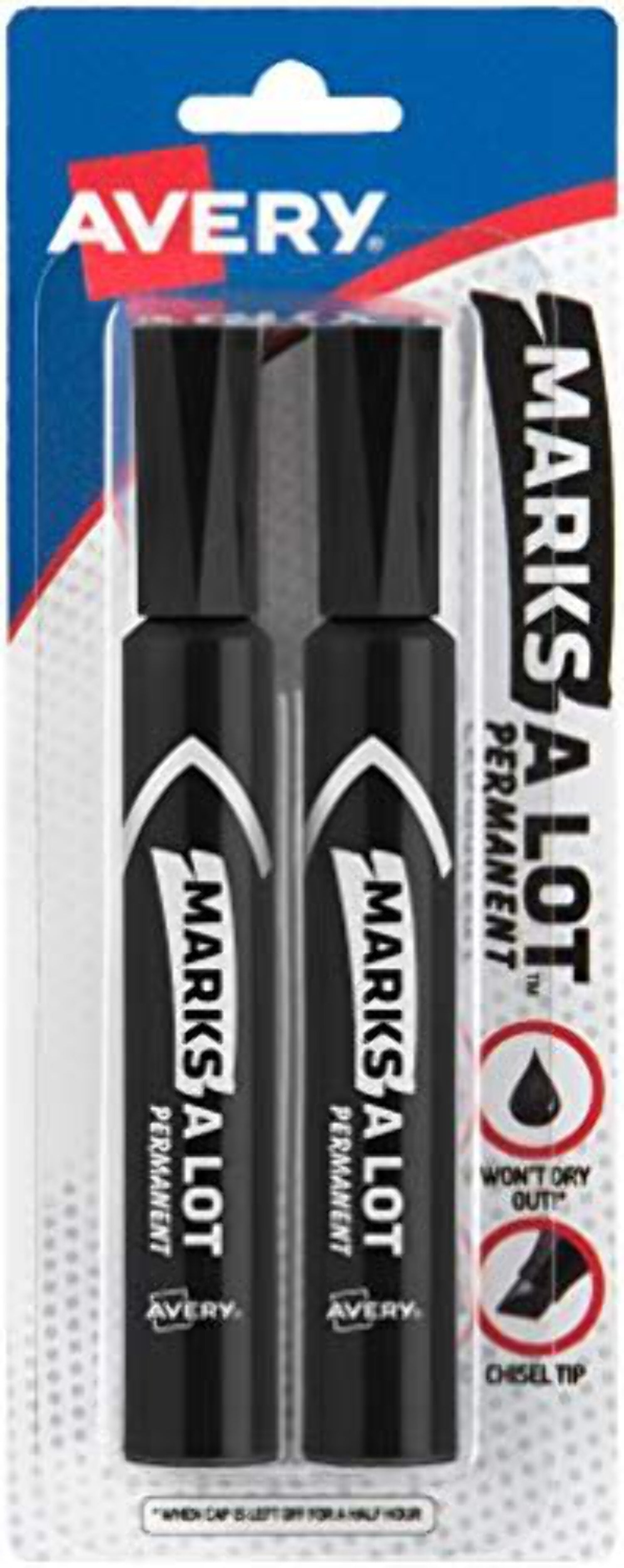 Marks Desk Style Permanent Markers Chisel
