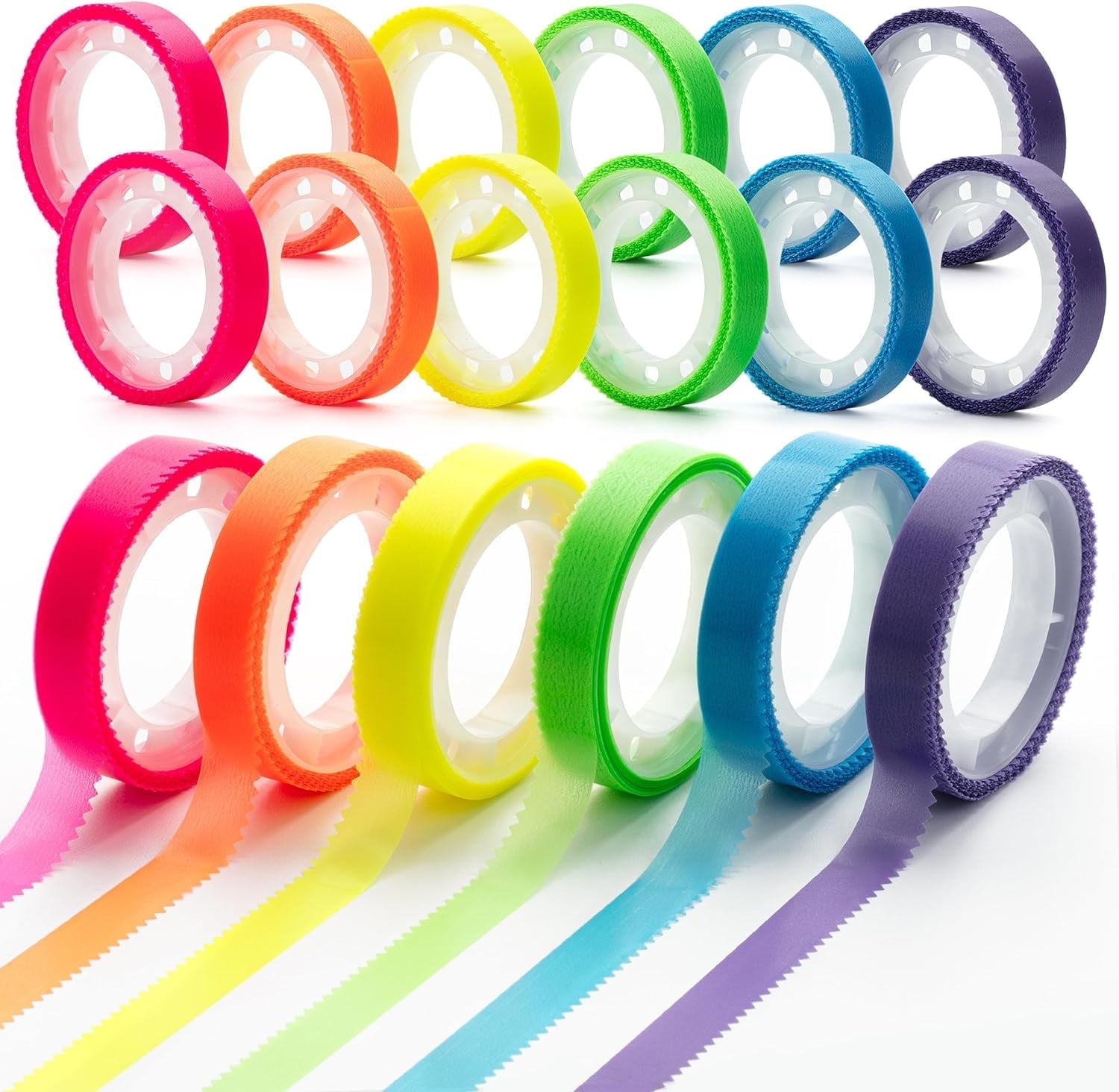 Mr. Pen Highlighter Tapes, Chisel-Point, Assorted Colors, 12 Count