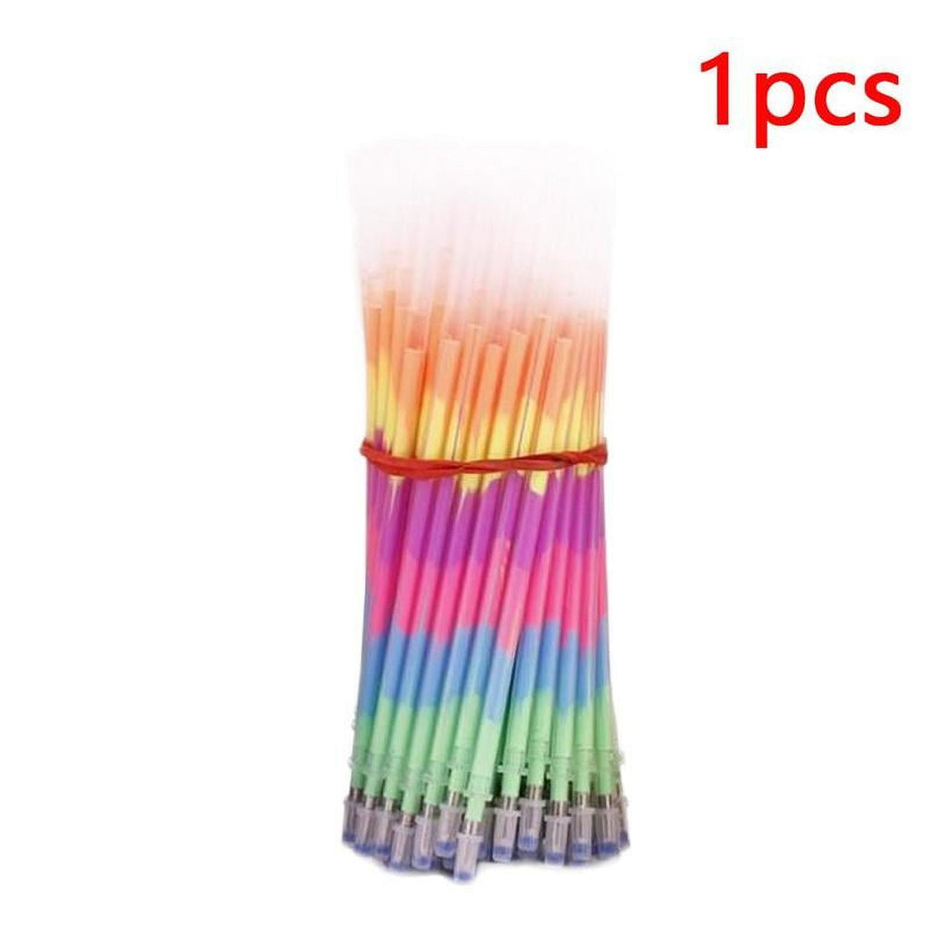 Multi Color Rainbow Highlighters Gel Pens Pens Paint Fluoresc Pen *1 2022 M4B4