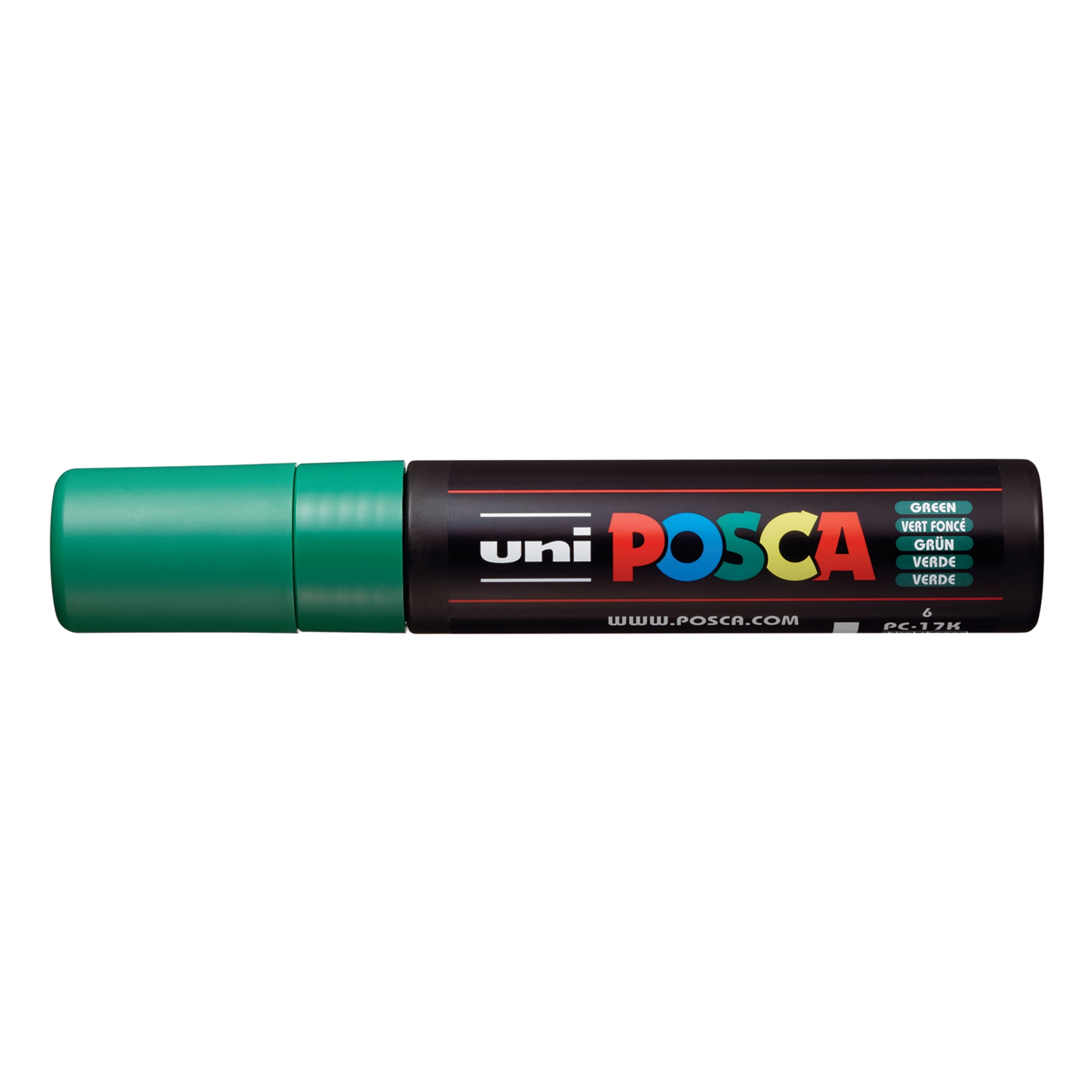 POSCA Paint Marker, PC-17K Extra Broad Rectangular Chisel, Black
