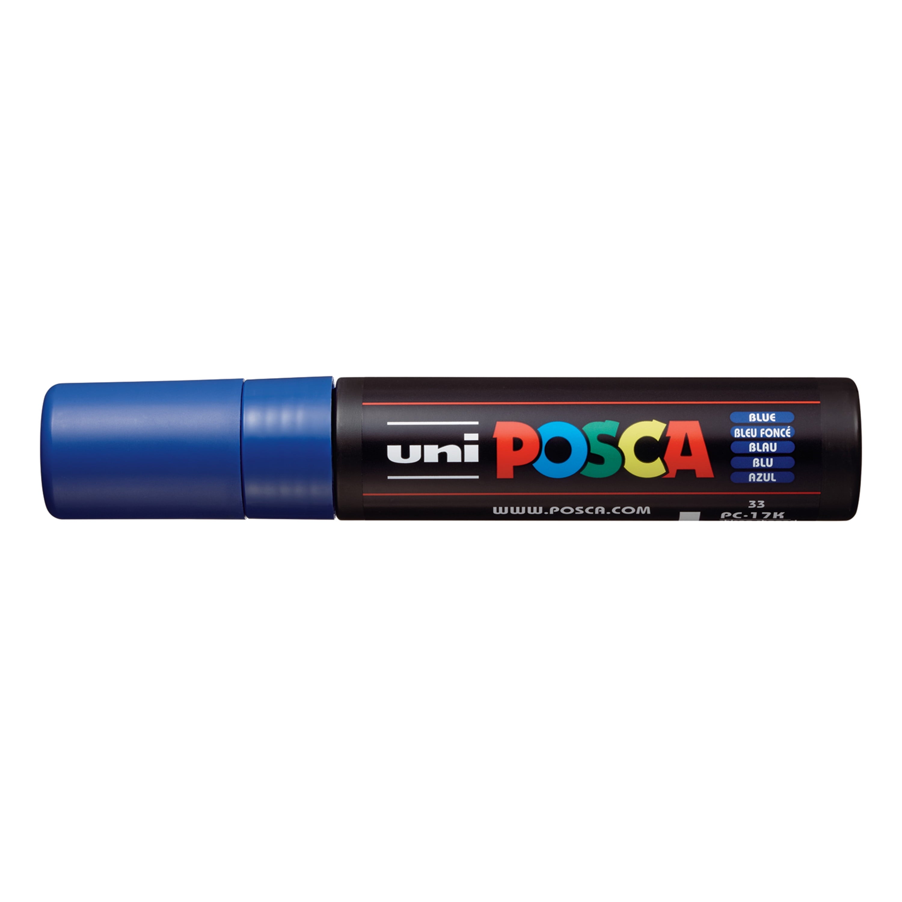 POSCA Paint Marker, PC-17K Extra Broad Rectangular Chisel, Black