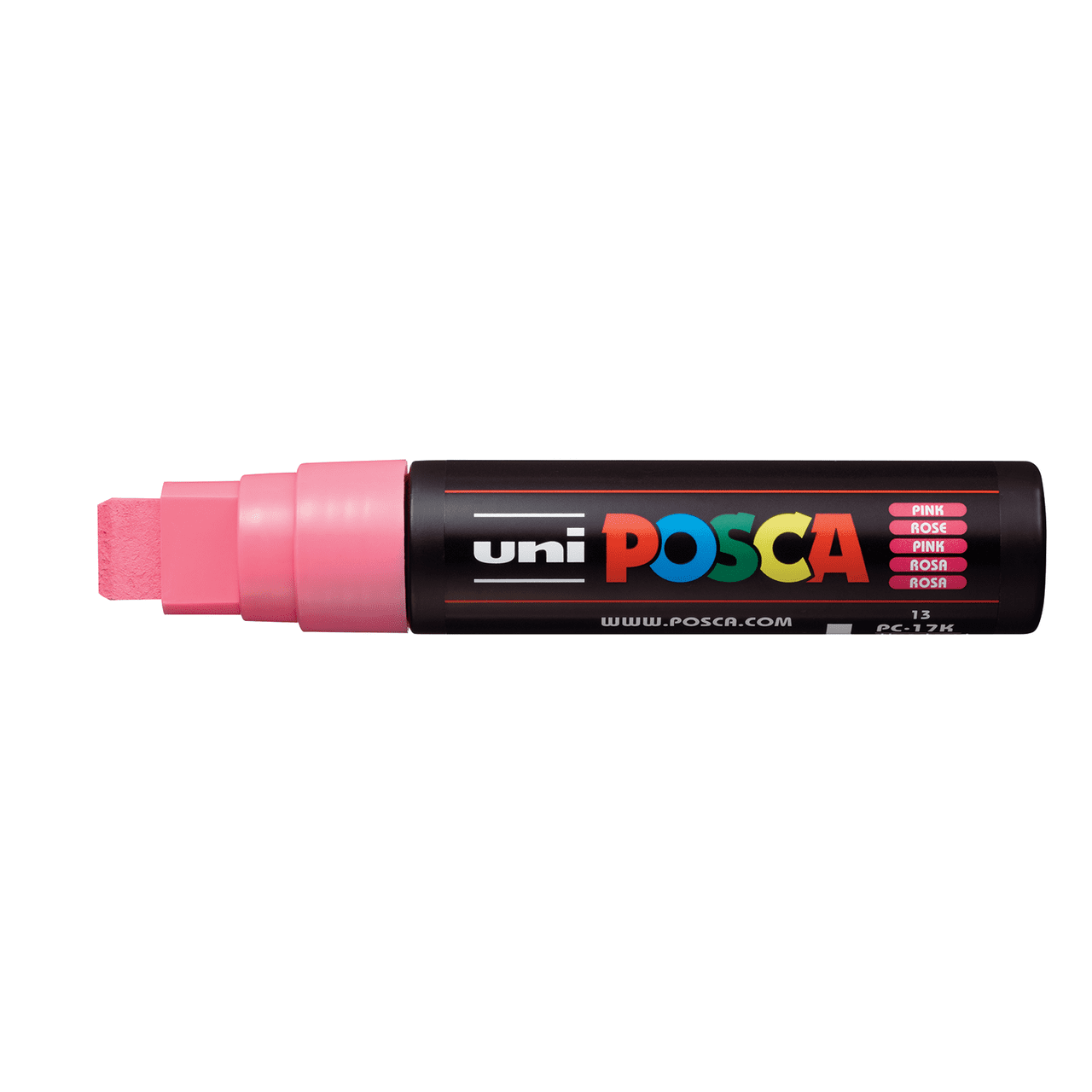 POSCA Paint Marker, PC-17K Extra Broad Rectangular Chisel, Black