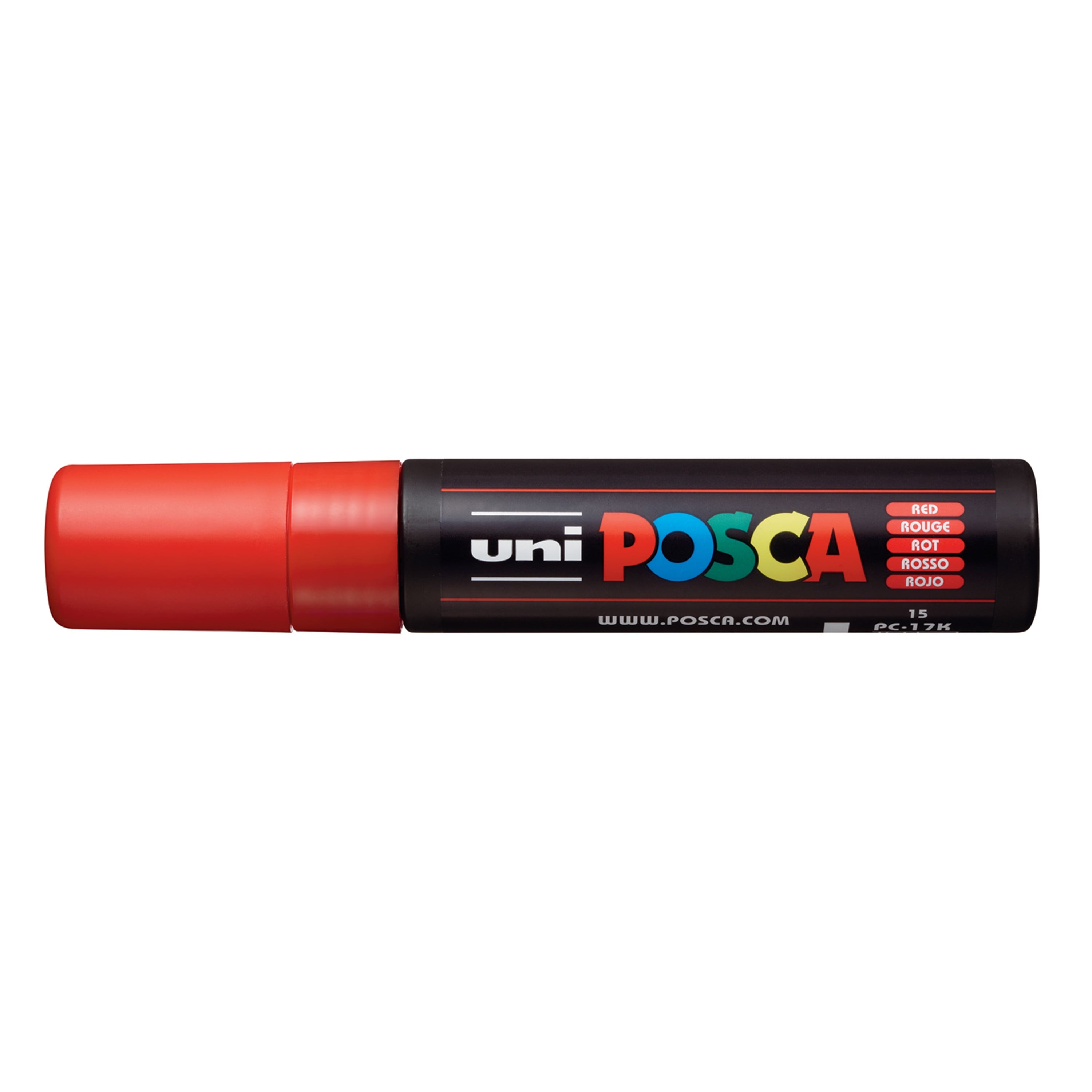 POSCA Paint Marker, PC-17K Extra Broad Rectangular Chisel, Black