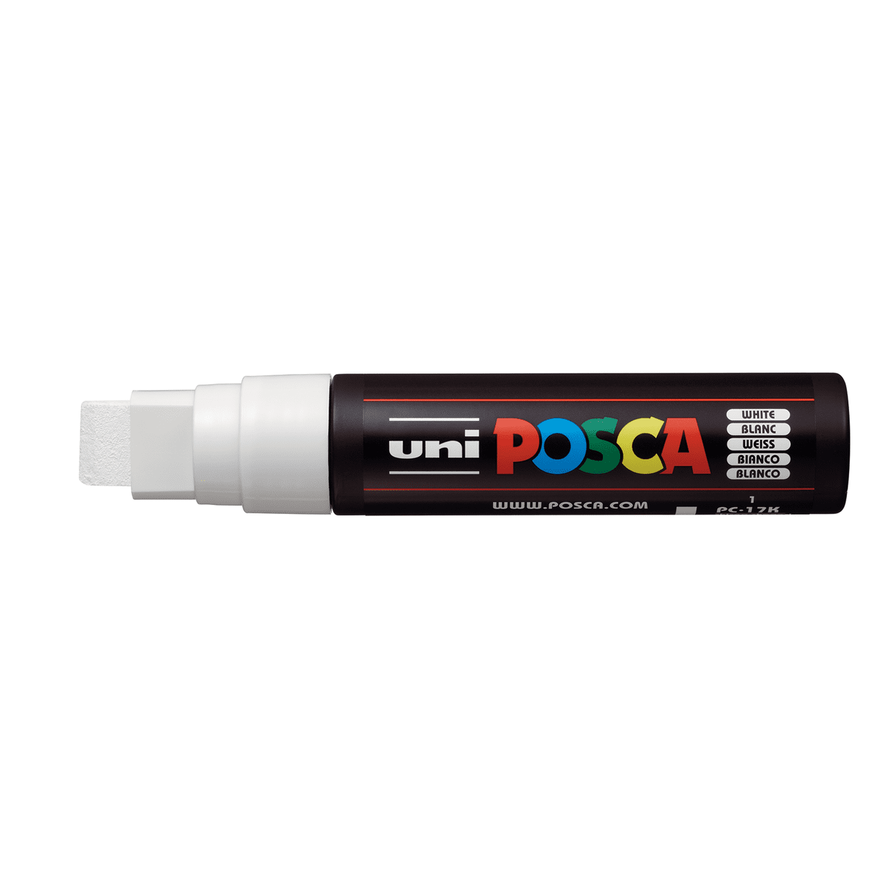 POSCA Paint Marker, PC-17K Extra Broad Rectangular Chisel, Black
