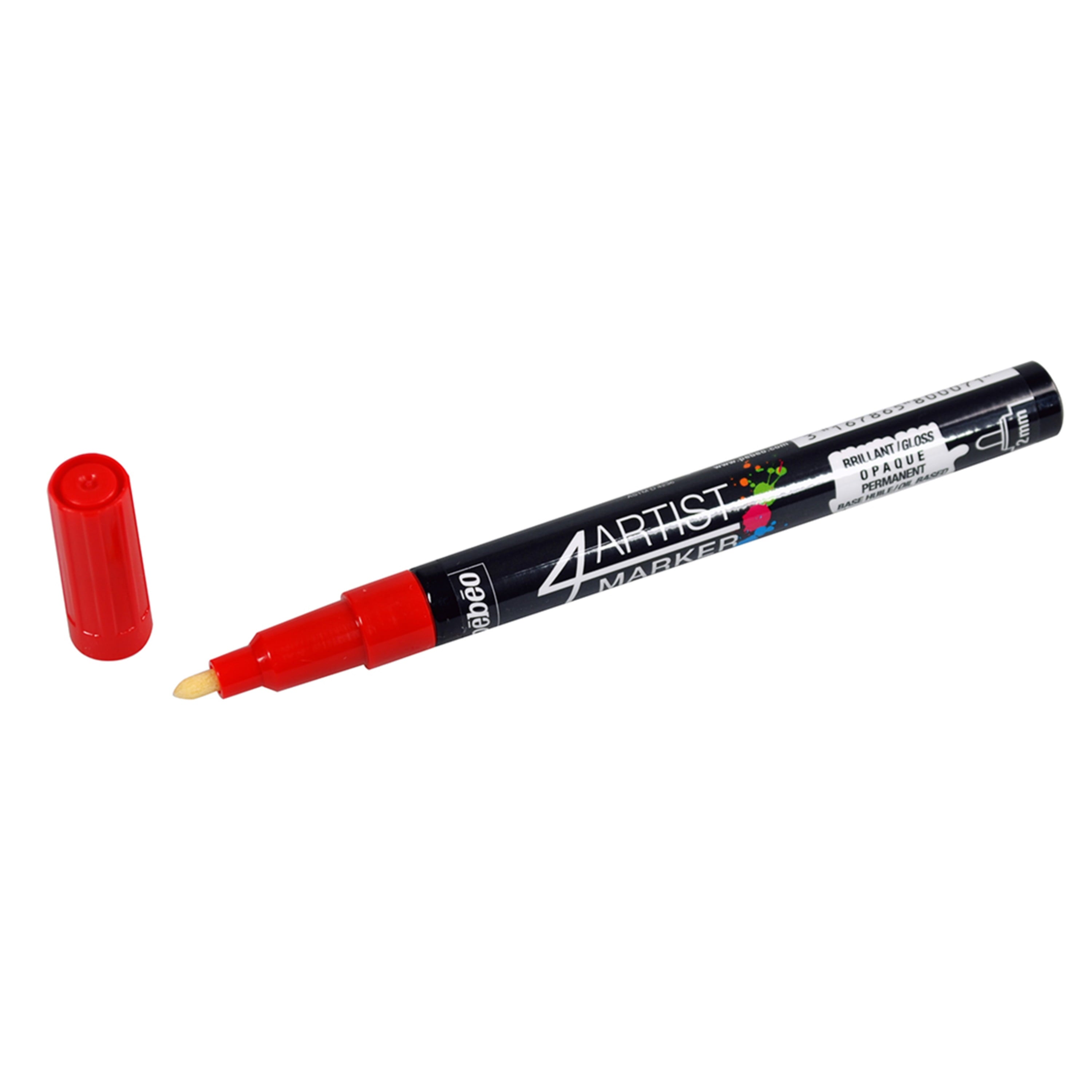 Pebeo 4Artist Marker, 2mm, Red