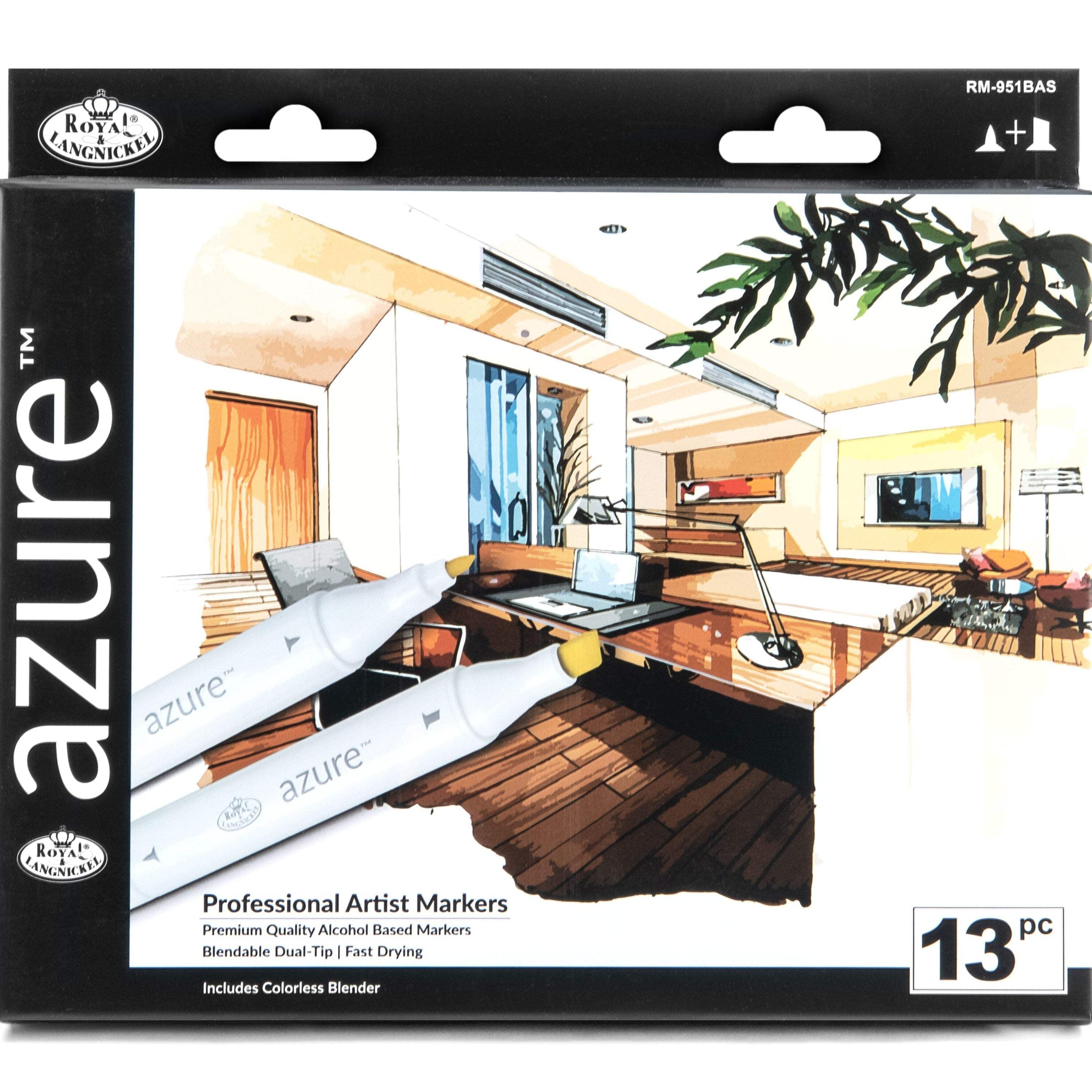 Royal & Langnickel Azure™ Marker Set - Basic Colors