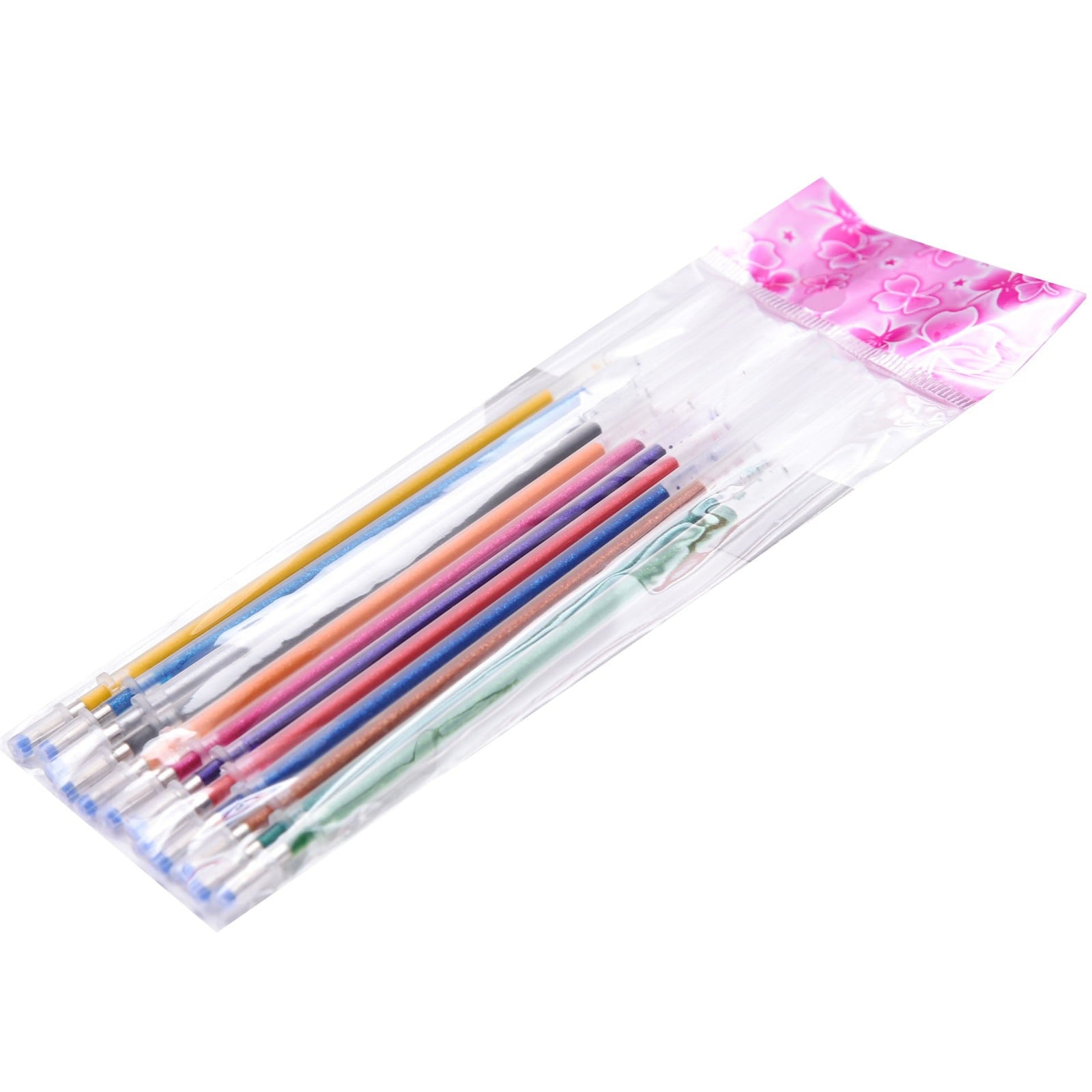 SUSHANG Color Refills Random Color Premium Glitter Gel Pen 0. 8Mm Medium Point Glitter Markers Colorful Smooth Writing Pen for Crafting Doodling Drawing and Adult Coloring Book 10Ml