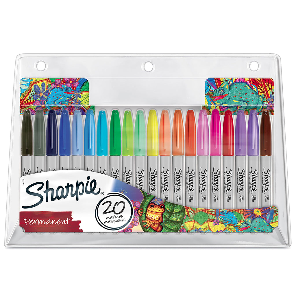 Sharpie Permanente Marker, Meerkleurig, 20 Stuks