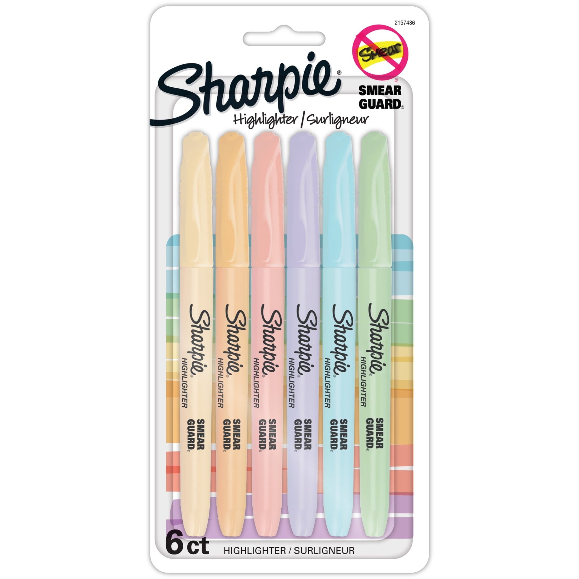 Sharpie Accent Highlighters w/Smear Guard