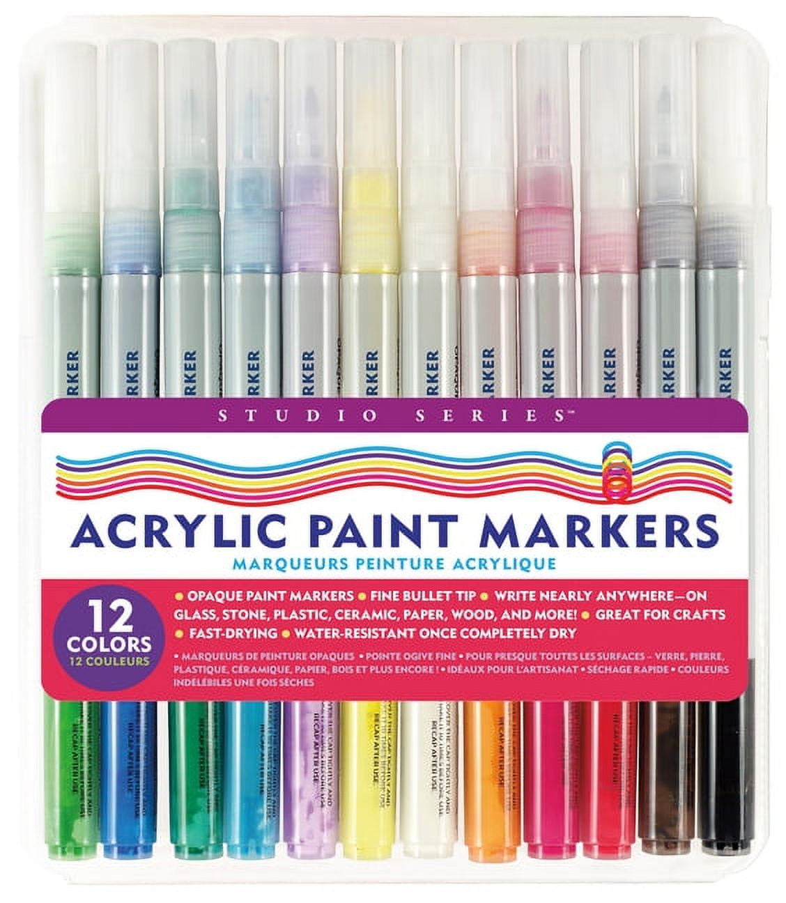 Studio Series Acrylic Paint Marker Set (12-Piece Set) (Other)
