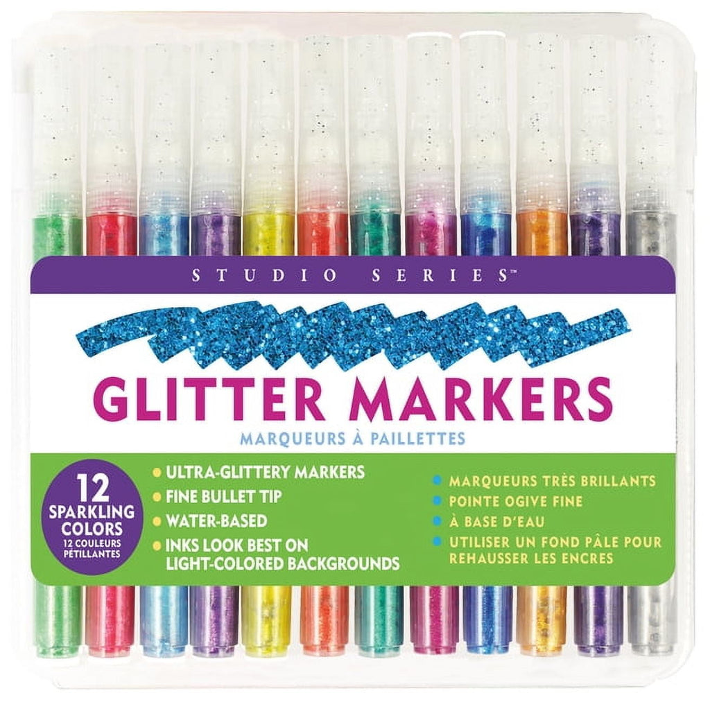 Studio Series Glitter Marker Set (12-Piece Set) (Other)