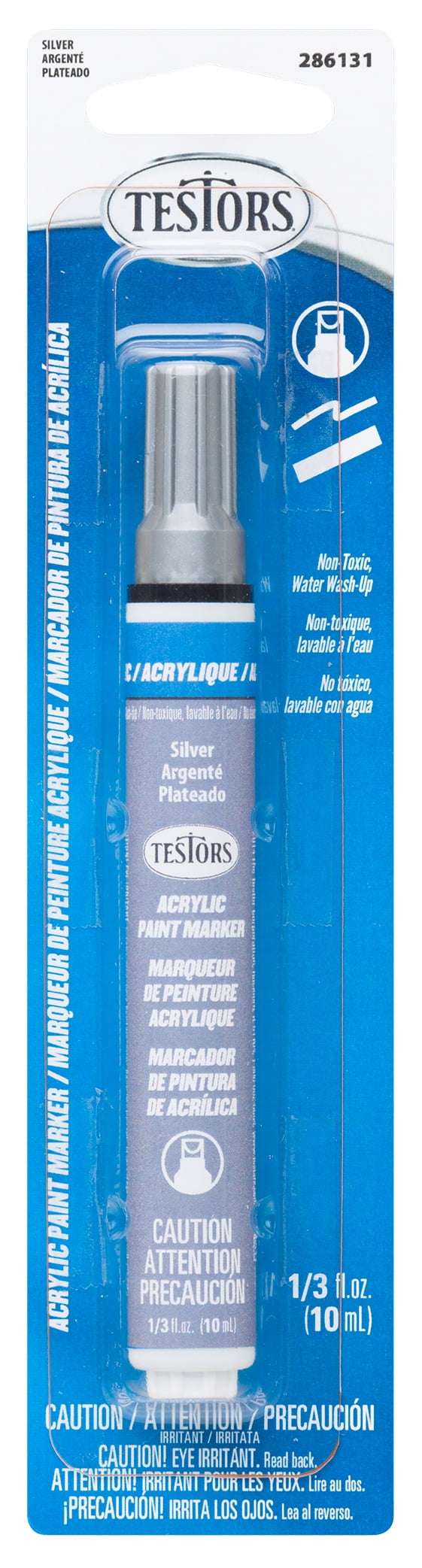 PNT MKR GLS SLV 0.33OZ (Pack of 1)