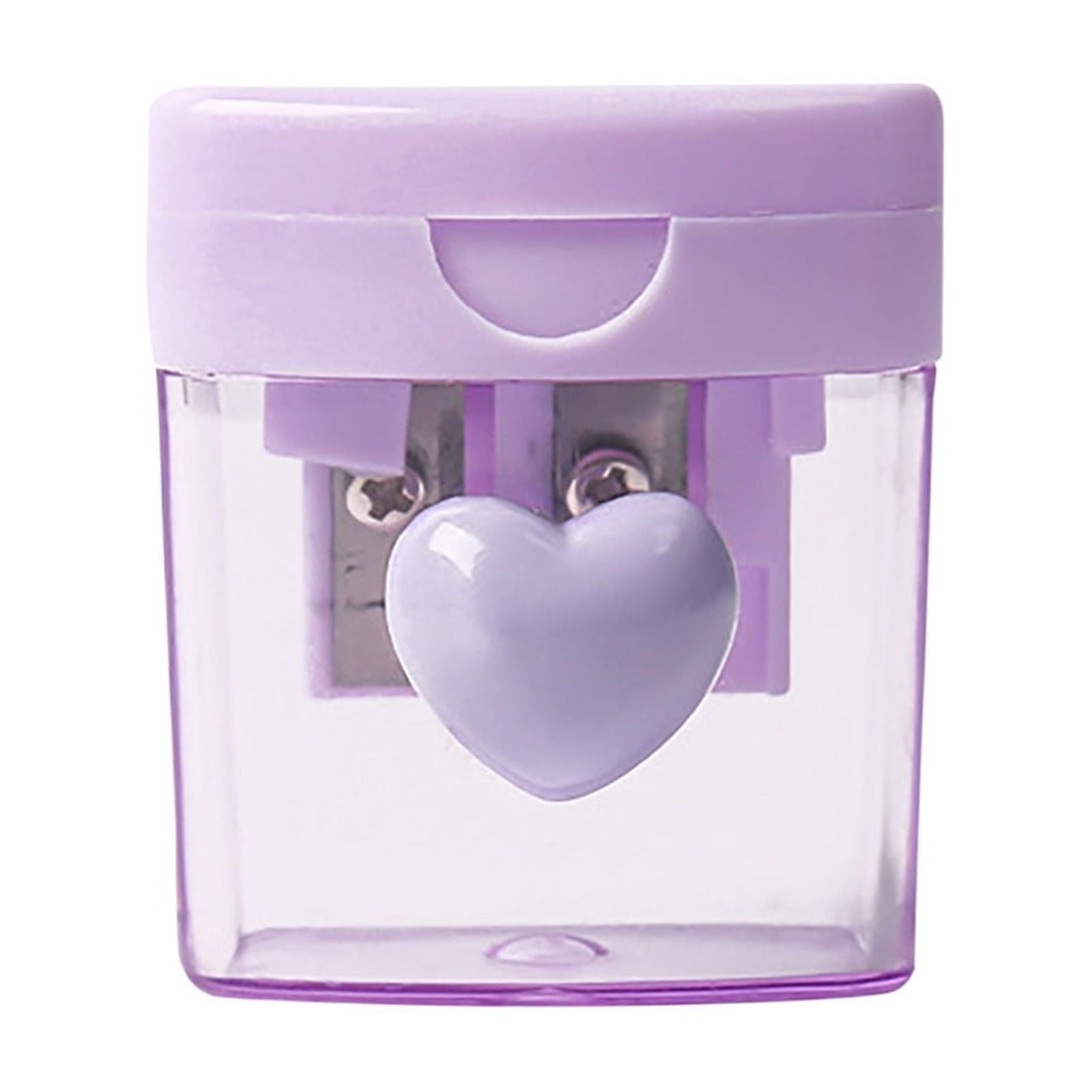 3-Ring Binder Zipper Pouch: Dual-Compartment Clear Window Pencil Case for Pens Cosmetics - 10" x 7.5" Office Travel Organizer(Blue)