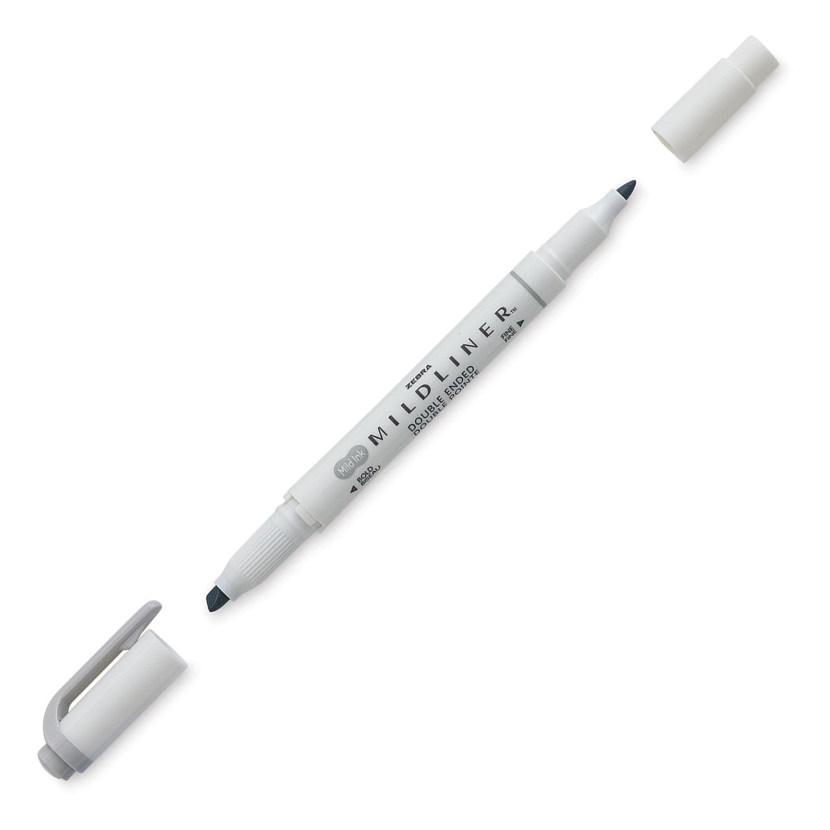 Zebra Mildliner Double Ended Creative Marker - Gray