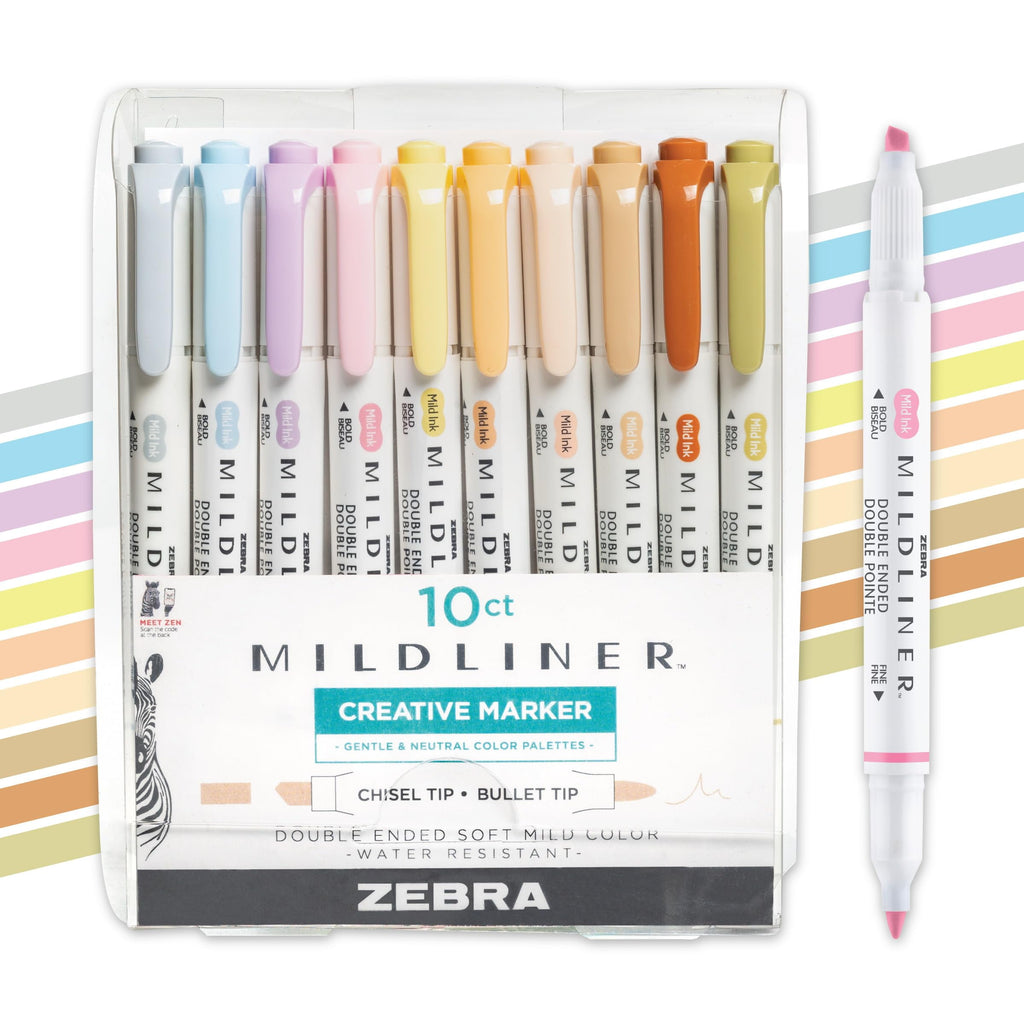 Zebra Pen MILDLINER Dual-Tip Creative Highlighter