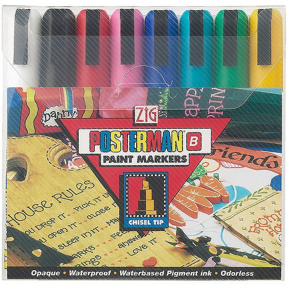 Zig 6mm Waterproof Marker Set