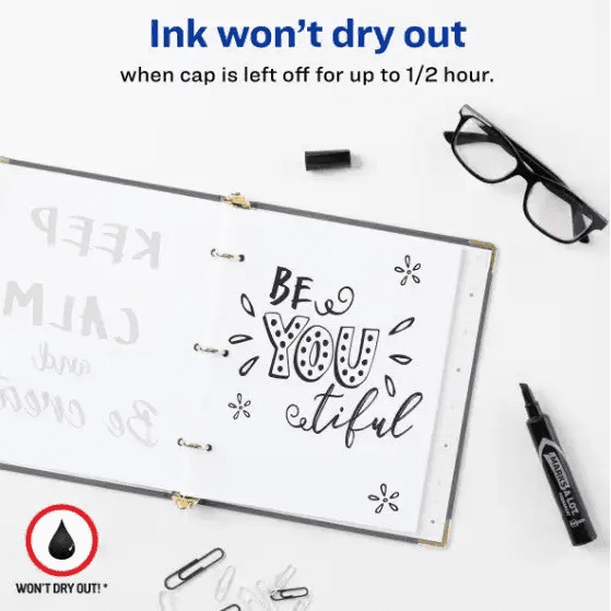 Marks Desk Style Permanent Markers Chisel