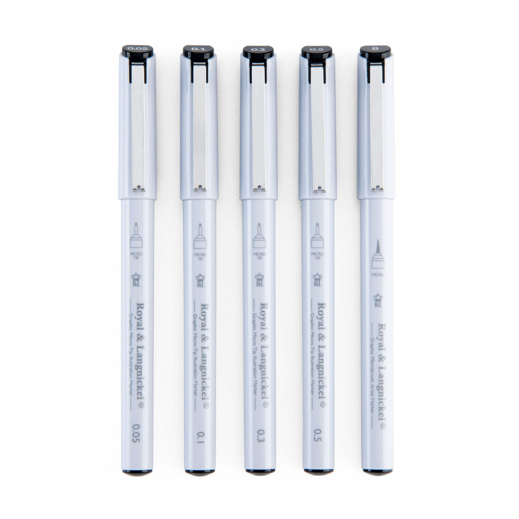 Royal & Langnickel 5pc Graphic Illustration Markers