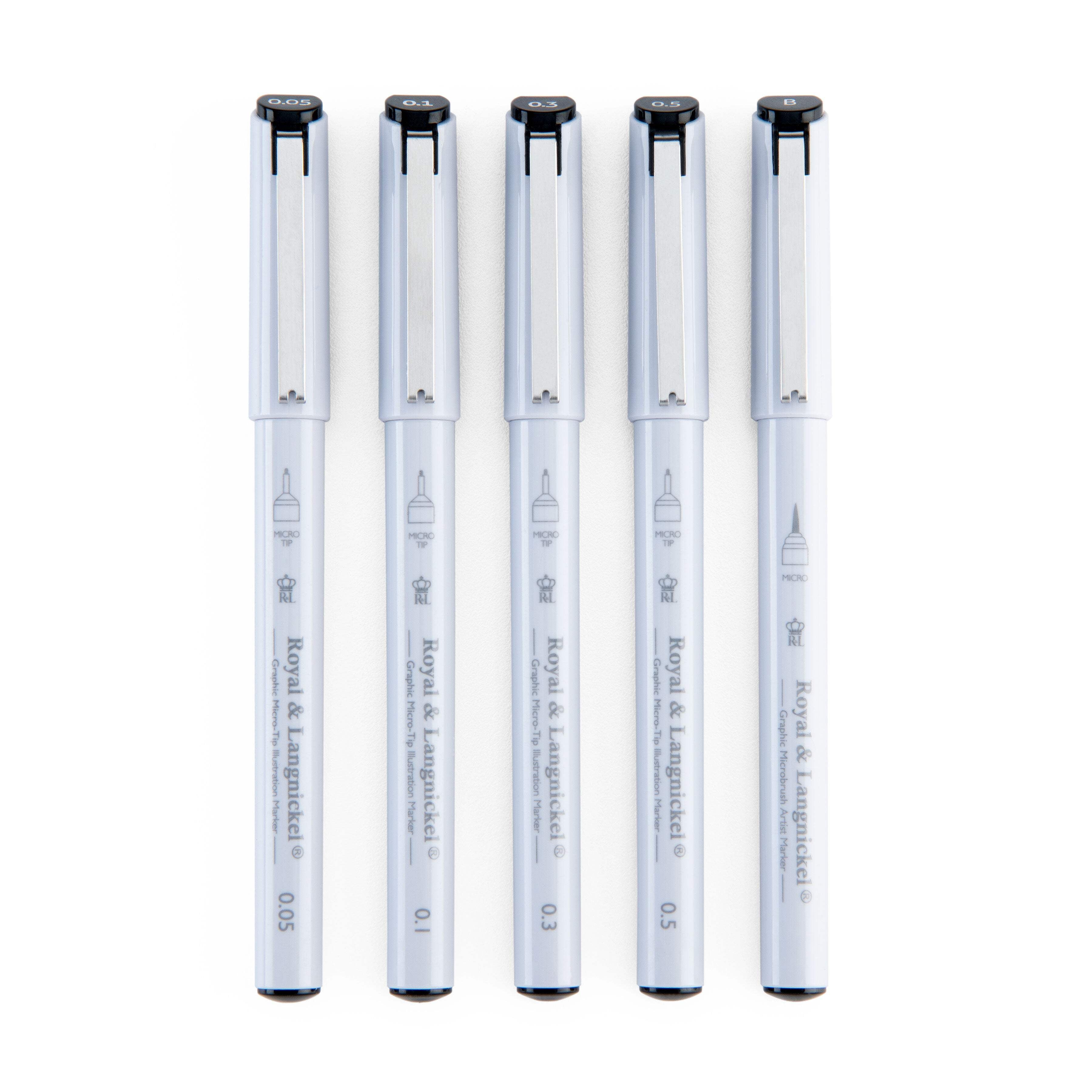 Royal & Langnickel 5pc Graphic Illustration Markers