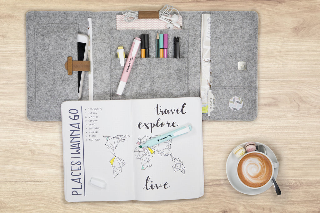 STABILO swing cool Highlighter Wallet Set, 6-Color, Pastel