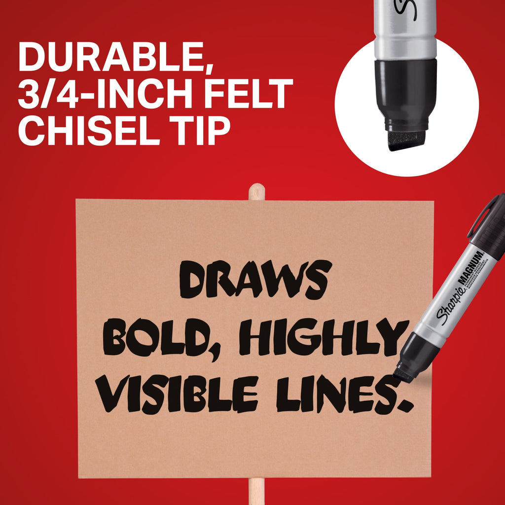 Sharpie Magnum 44 Marker, Red