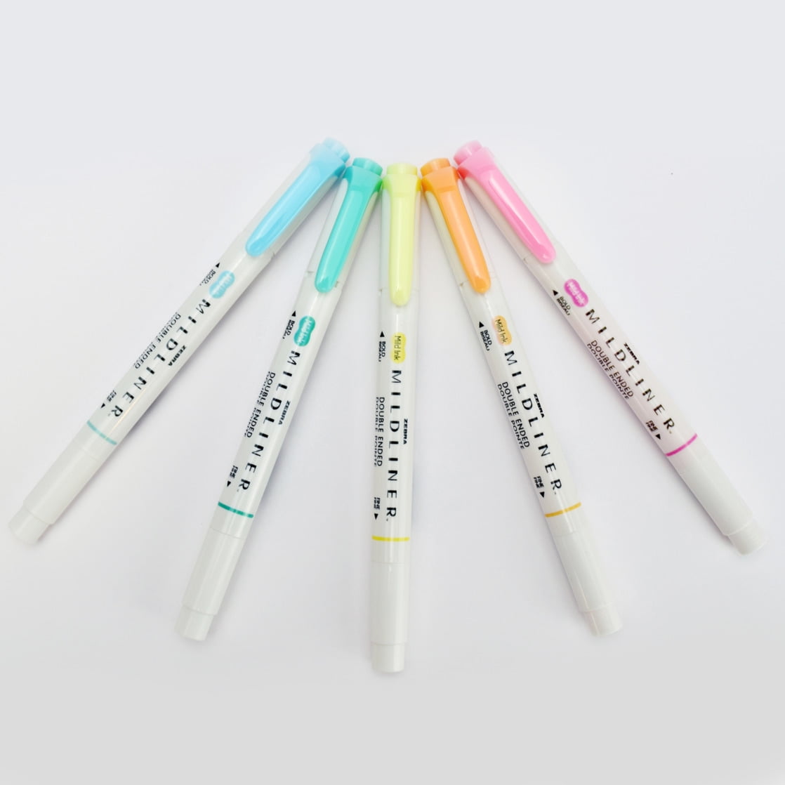 Zebra Pen Mildliner Double-Ended Creative Highlighter Set - Assorted Colors 5-Pack