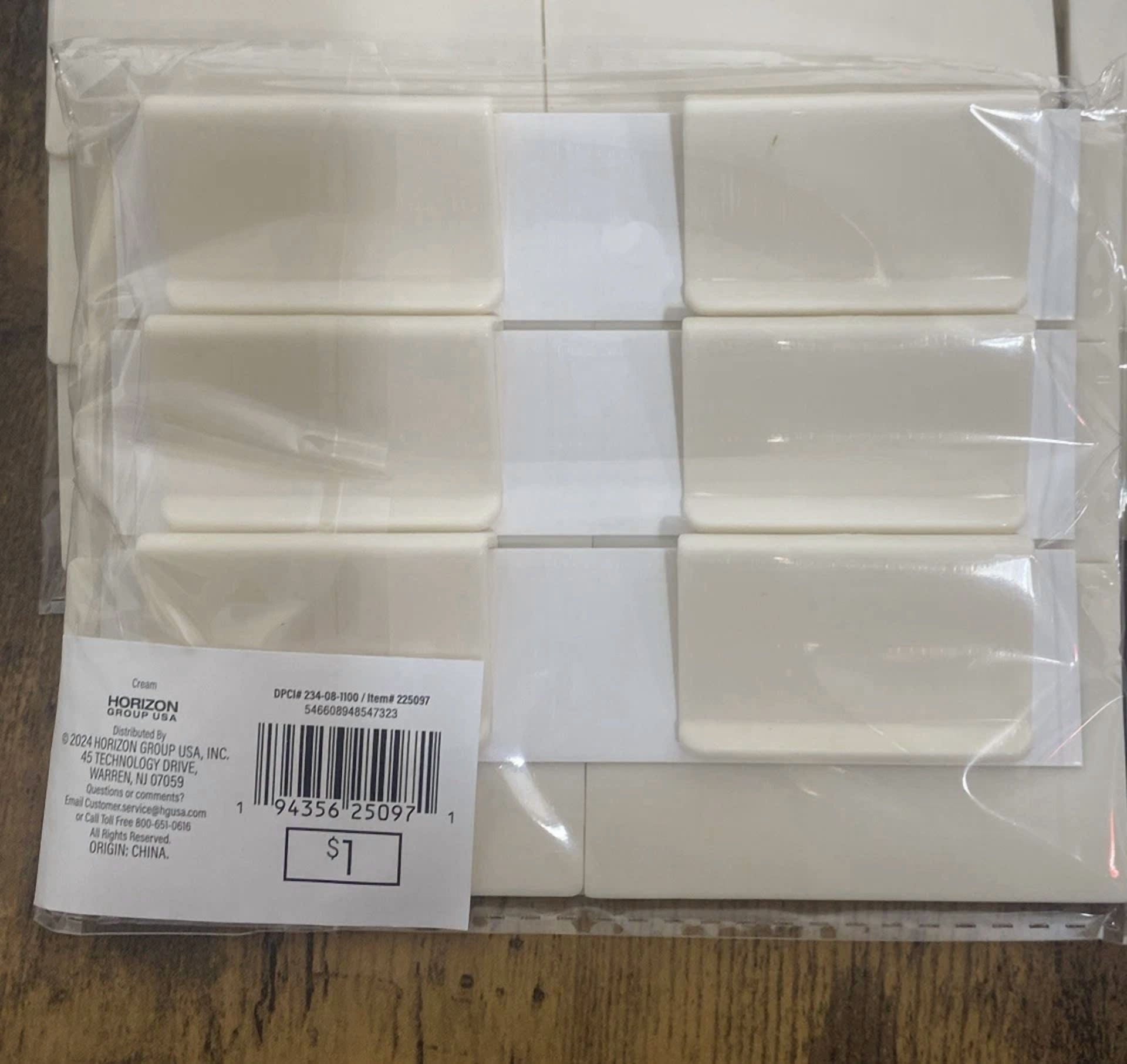 Plastic Dry Erase Marker Board Labels 12 Beige Clip On Lot Organize Storage Bins