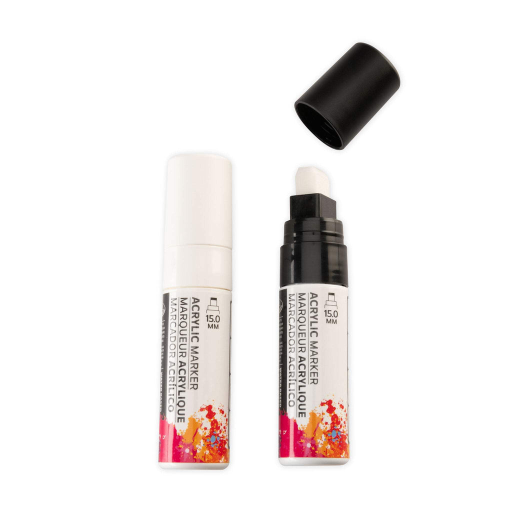 Royal & Langnickel 2 Piece Acrylic 15mm Black/White Markers