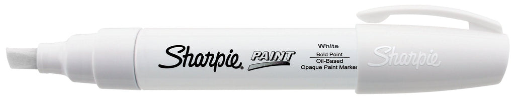Sharpie Oil-Based Paint Marker, Bold Point, White, 1 Count