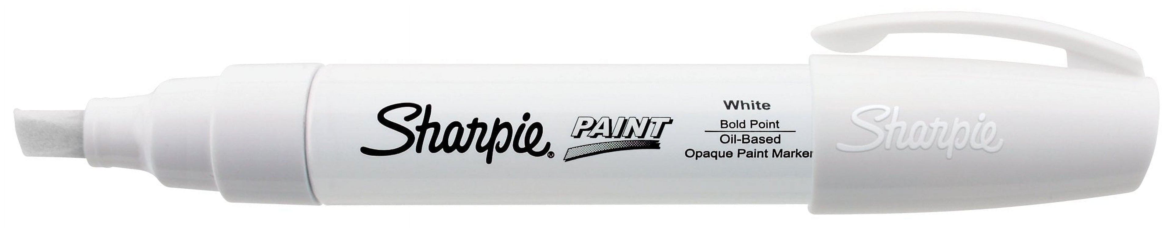 Sharpie Oil-Based Paint Marker, Bold Point, White, 1 Count