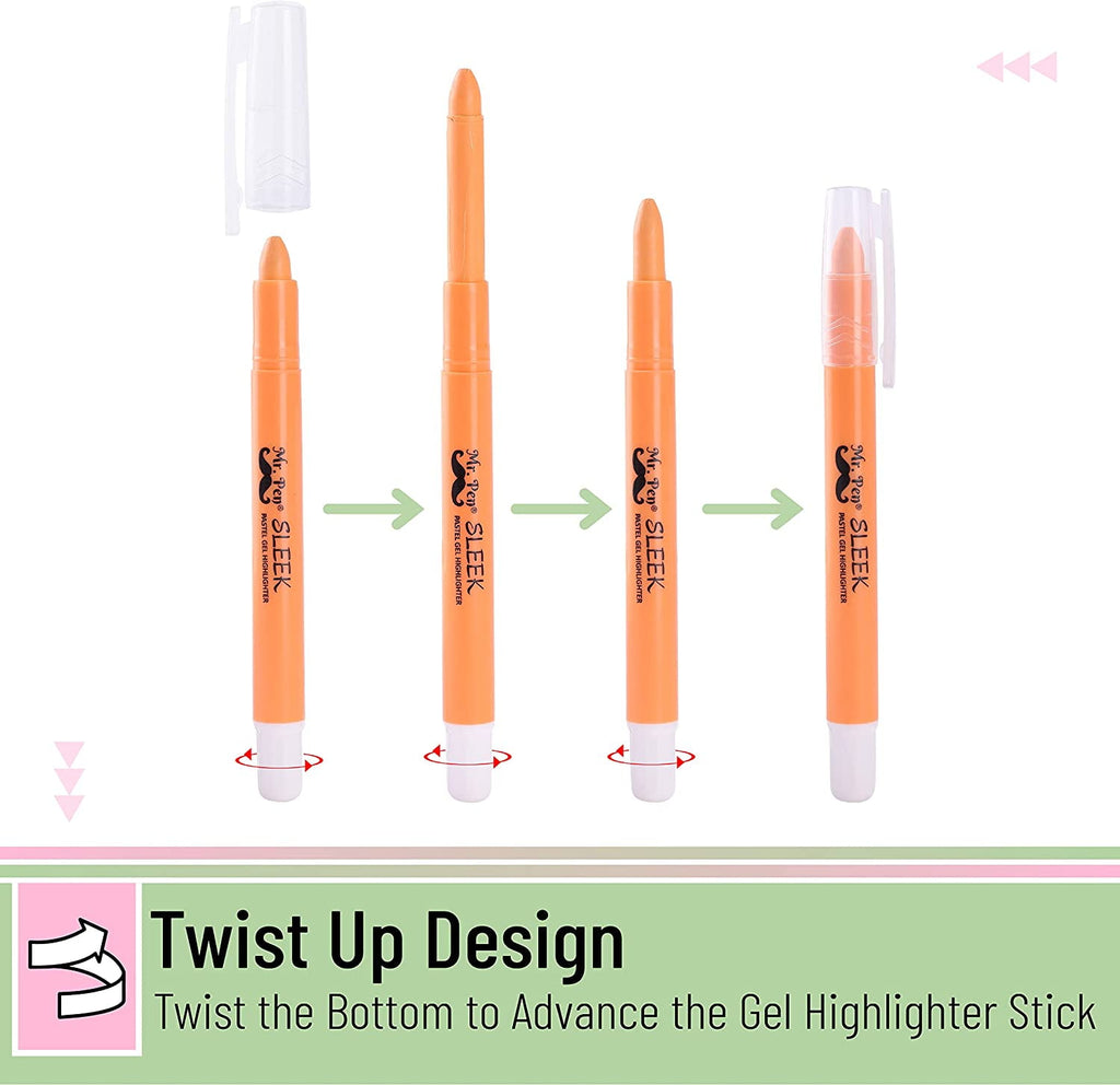 Mr. Pen- Bible Gel Highlighters and Fineliner Pens No Bleed, Pastel Colors, 18 Pcs, Bible Journaling Kit