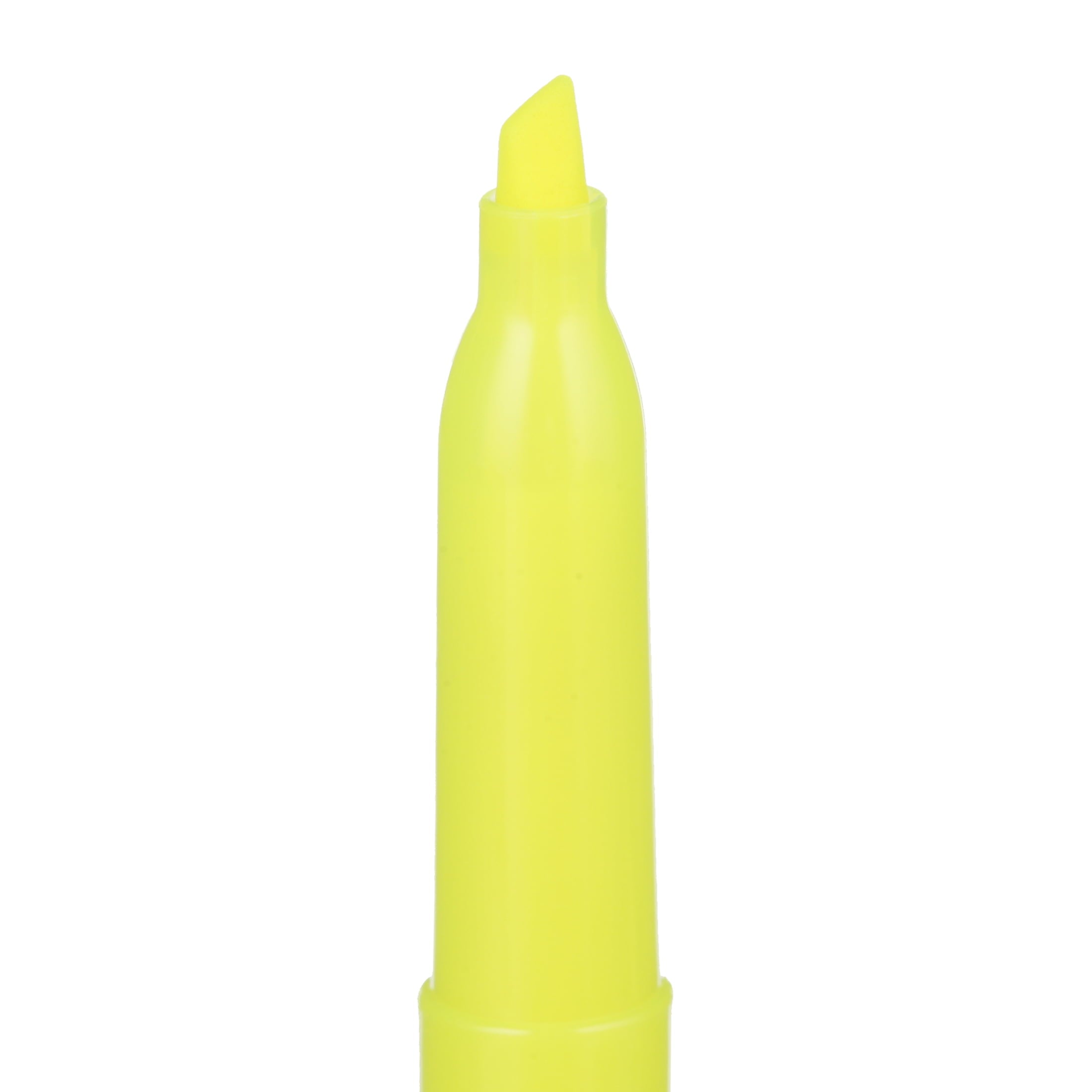 Sharpie® Pocket Style Highlighter, Fluorescent Yellow, 12 Count