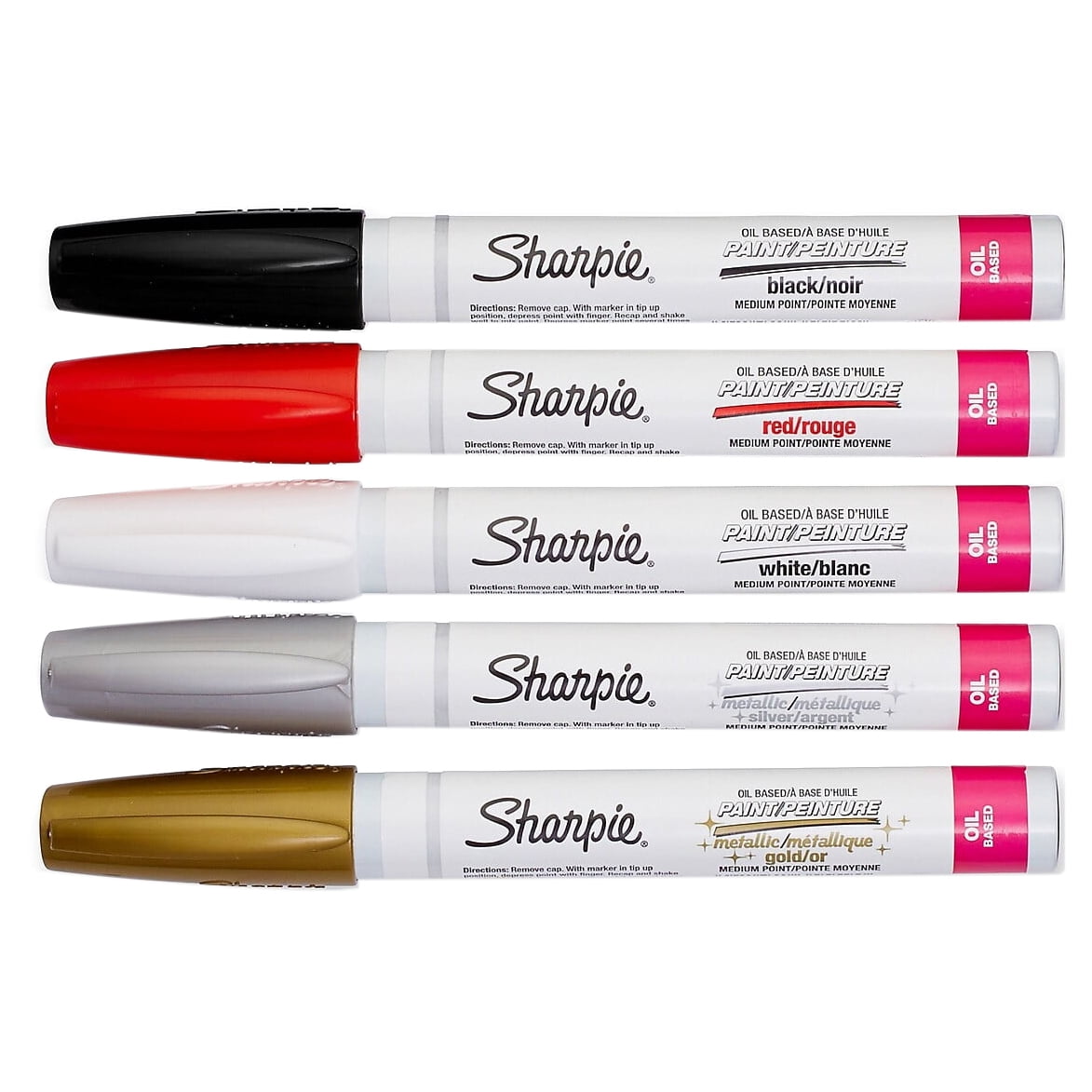 Sharpie Basic Paint Marker Set, 5-Color