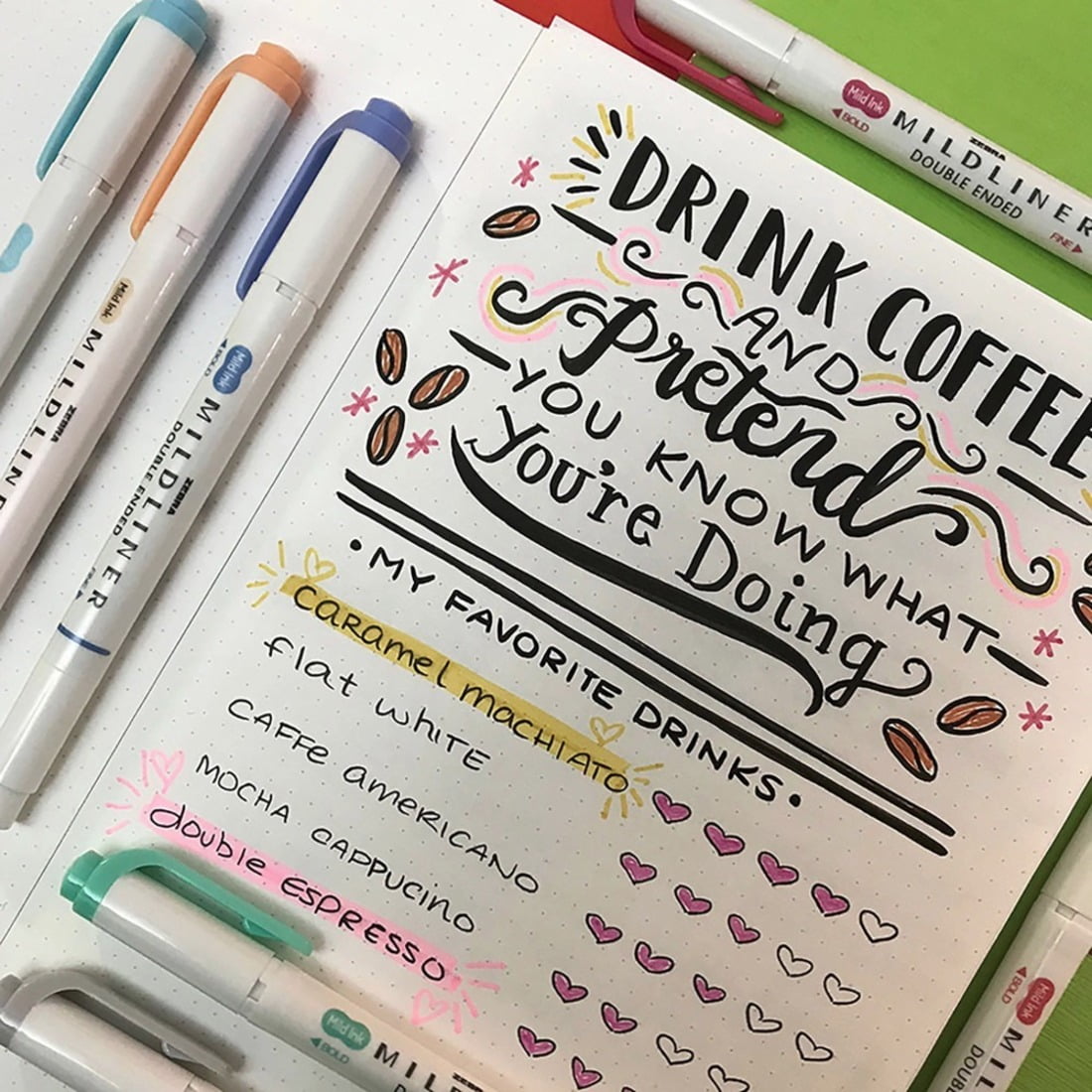 Zebra Mildliner Double Ended Creative Marker - Gray