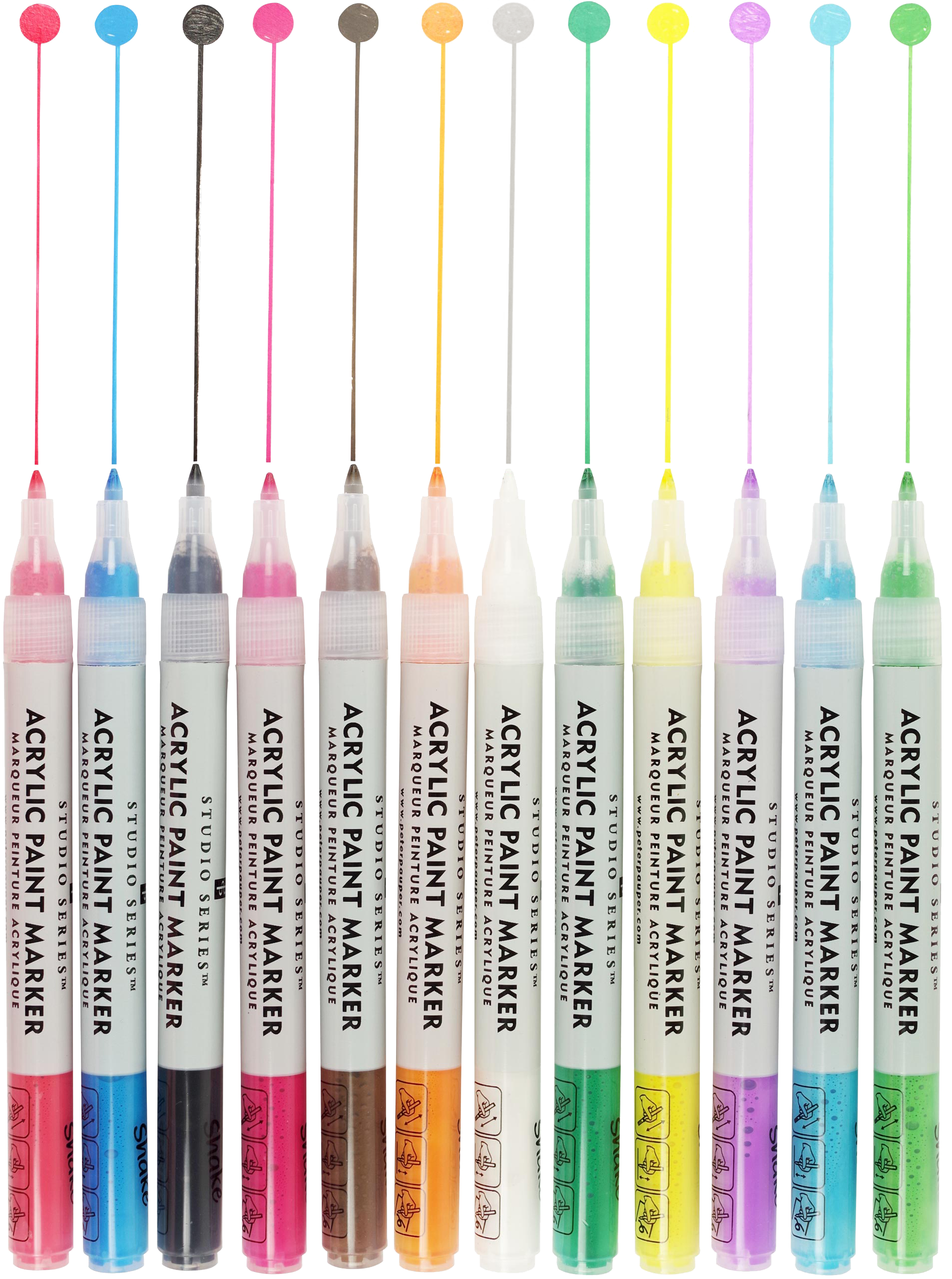 Studio Series Acrylic Paint Marker Set (12-Piece Set) (Other)