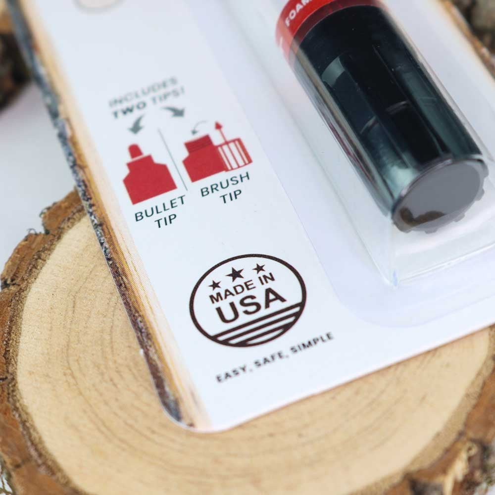 Scorch Marker Pro - Wood Burning Marker, 2 in 1 Pyrography Pen, Woodburning Tool for Crafts, Stencils & Letters, DIY Pen Kit with Brush & Bullet Tips, for Wood Burning Projects 1 Pc