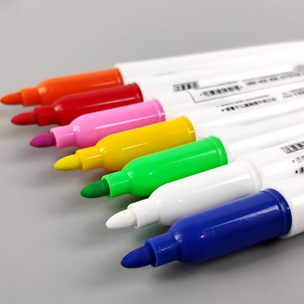 Lzobxe Washable Marker, Assorted Colors, 7 Count