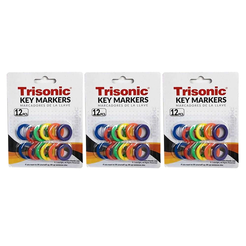 36 Key Caps Top Covers Tag Id Markers Keyring Soft Topper Rubber Assorted Colors