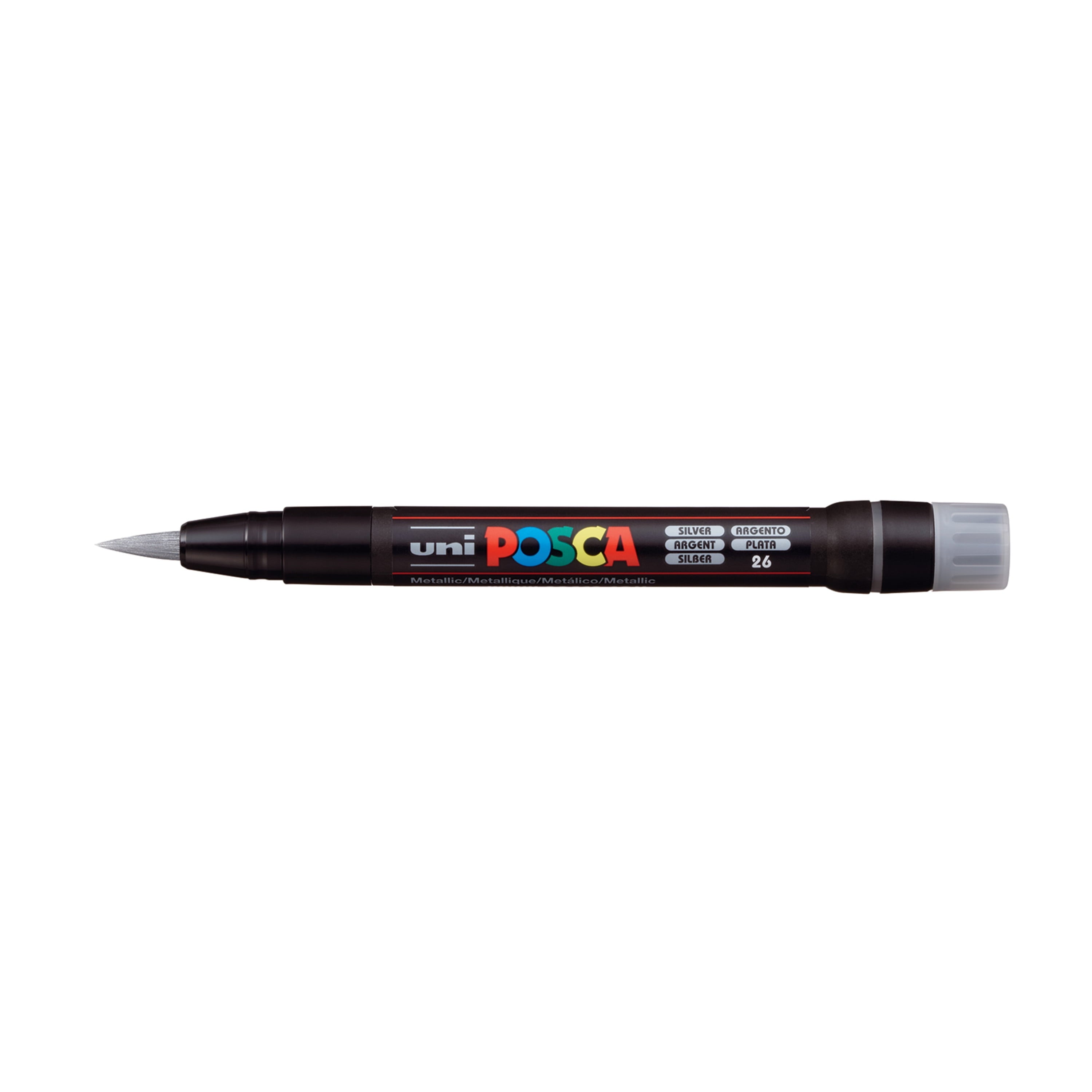 POSCA Paint Marker, PCF-350 Brush, Silver
