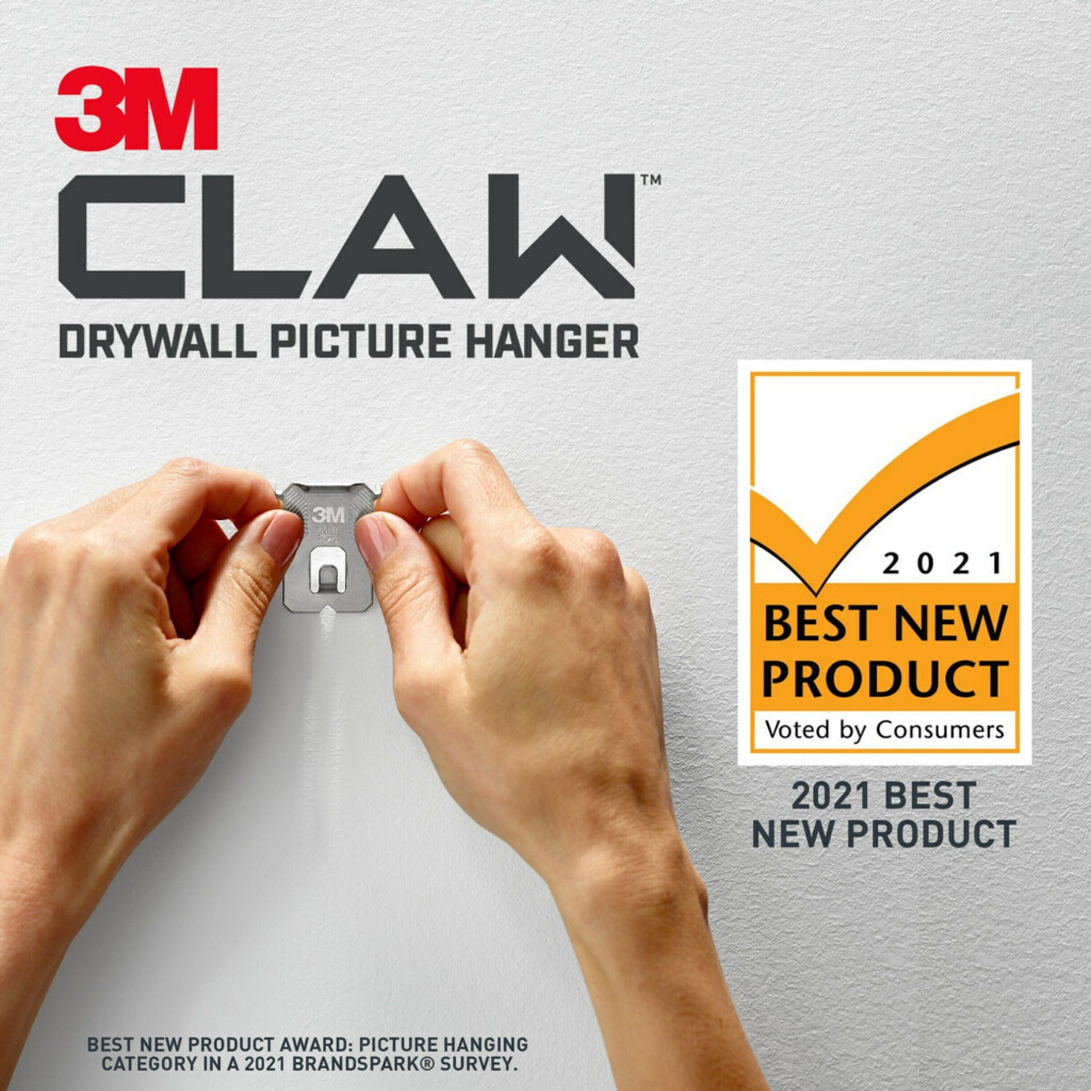 3M CLAW Drywall Picture Hanger Kit, Variety Pack with Spot Markers, Holds Up To 45 lbs