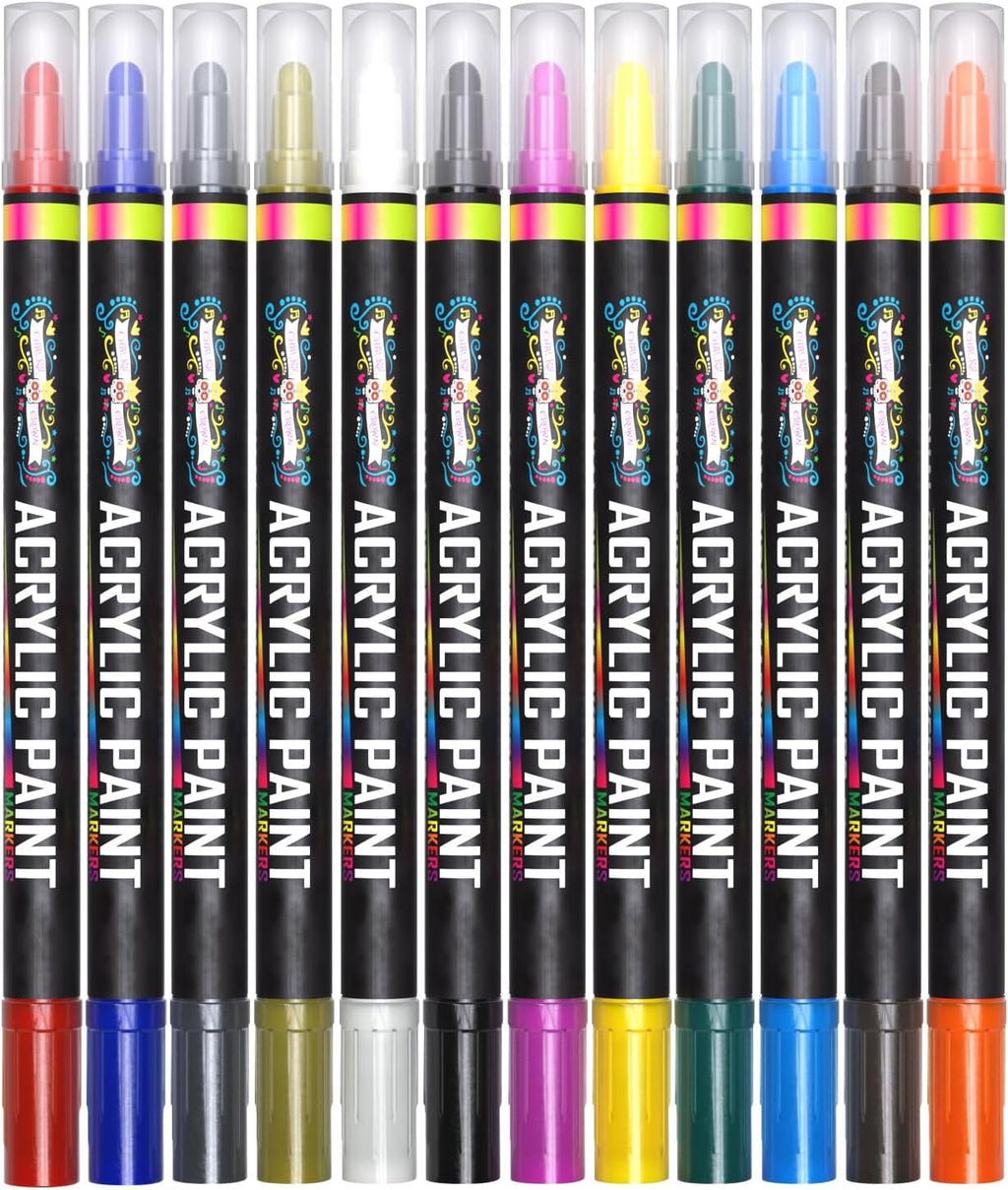 Chalky Crown Acrylic Markers 12 Pack