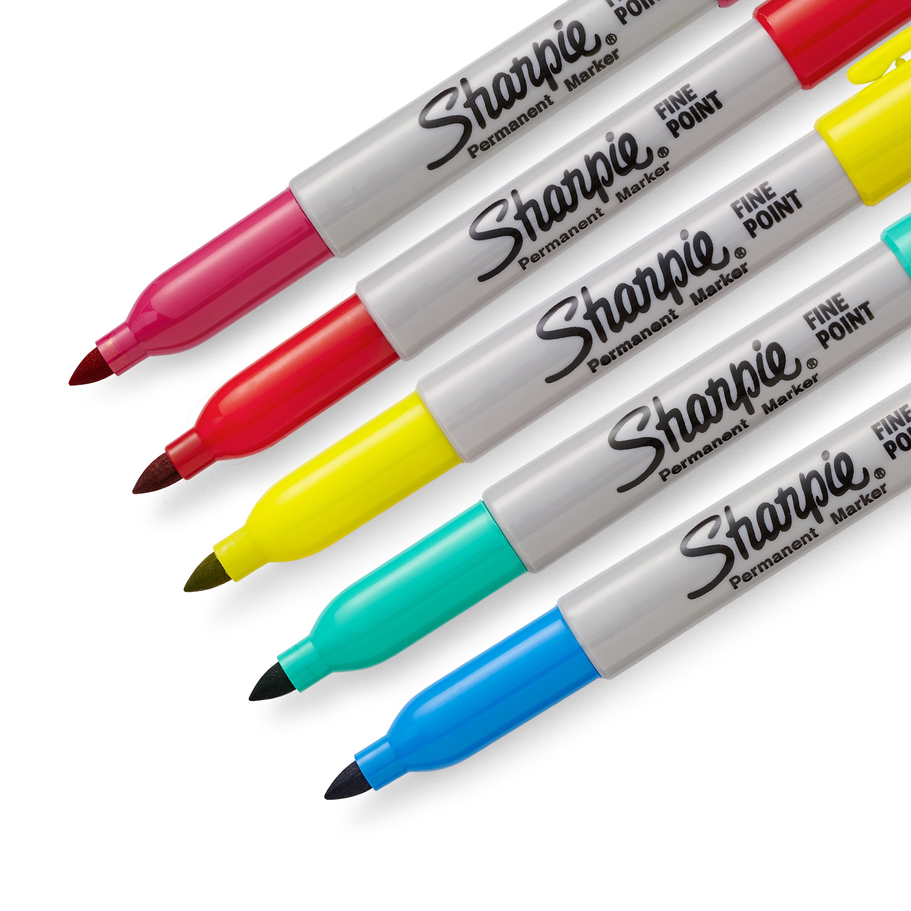 Sharpie Color Burst Permanent Markers, Fine Point, Assorted Colors, 24 Count