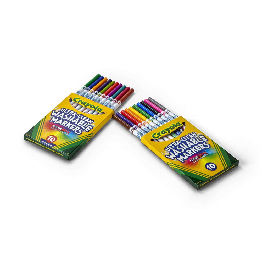 Crayola Ultra-Clean Washable Fine Line Markers, 20 Ct, School Supplies, Classroom Supplies for Teachers