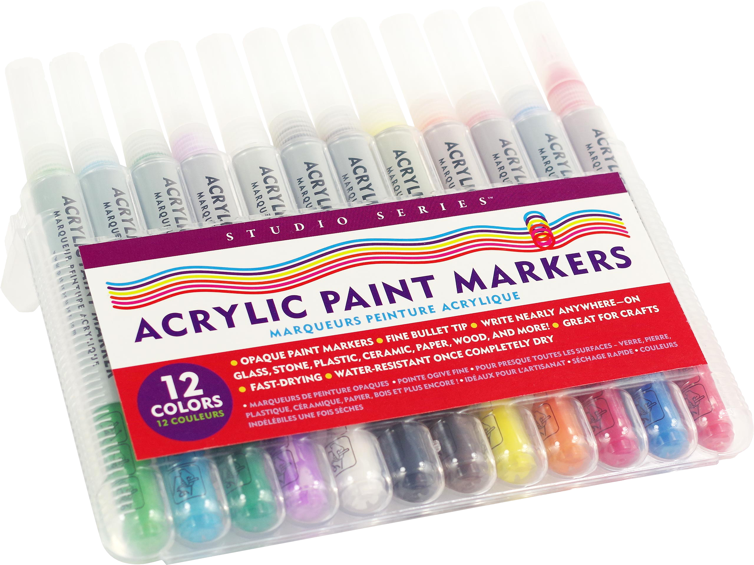 Studio Series Acrylic Paint Marker Set (12-Piece Set) (Other)