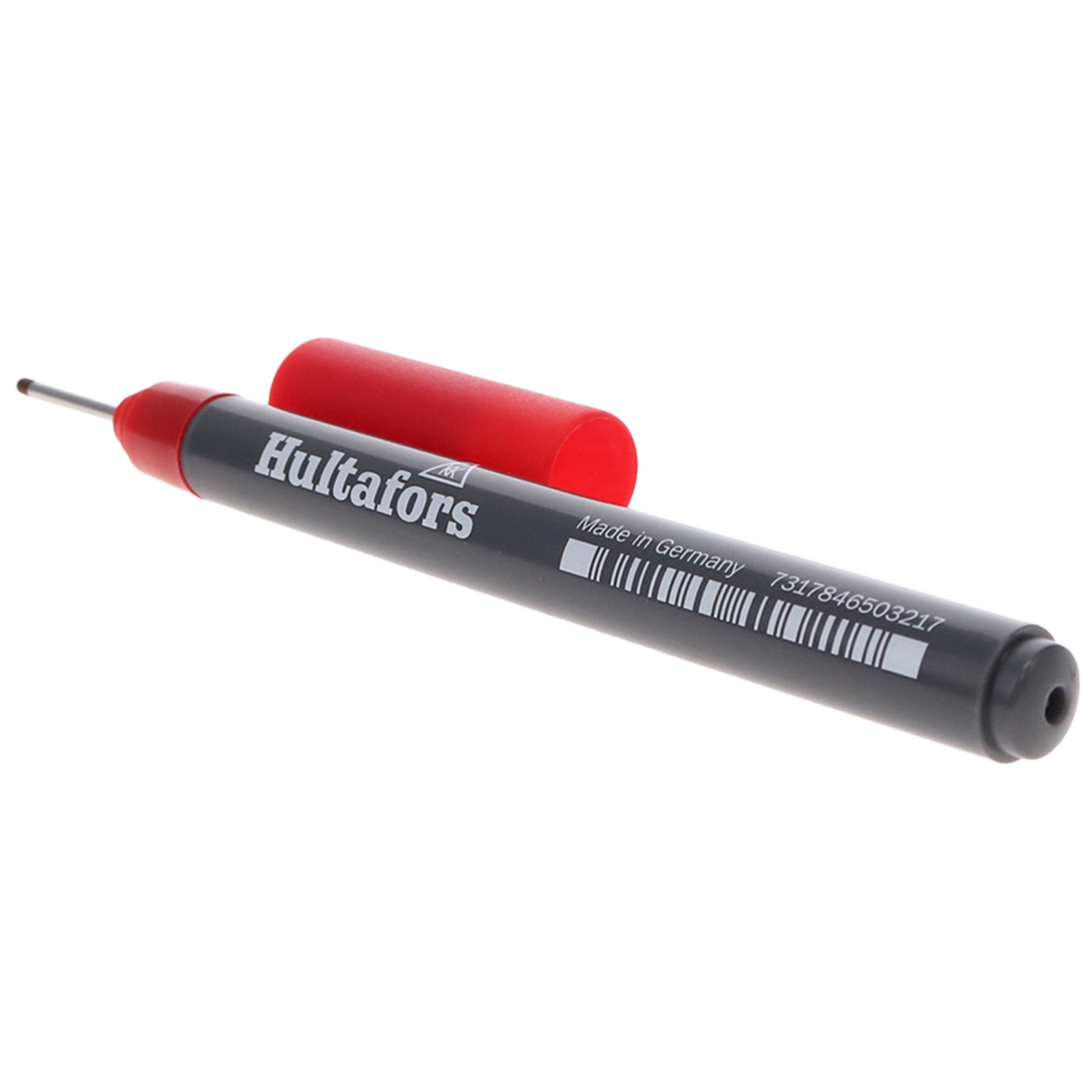 Hultafors Deep-Hole Permanent Marker (Red) (2-Pack)
