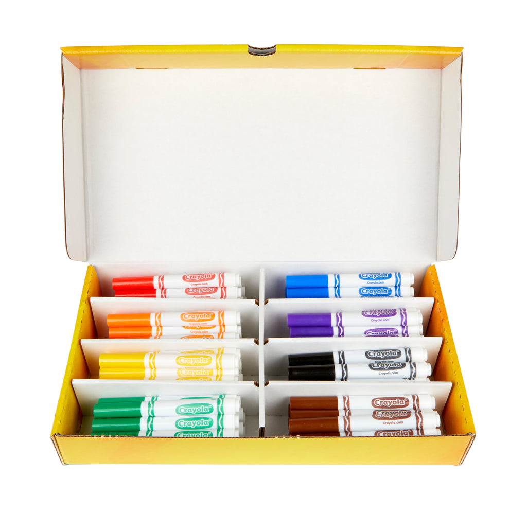 Crayola Classroom Set Broad Line Art Markers, 80 Ct, Teacher Appreciation Week Gifts, Teacher Supplies
